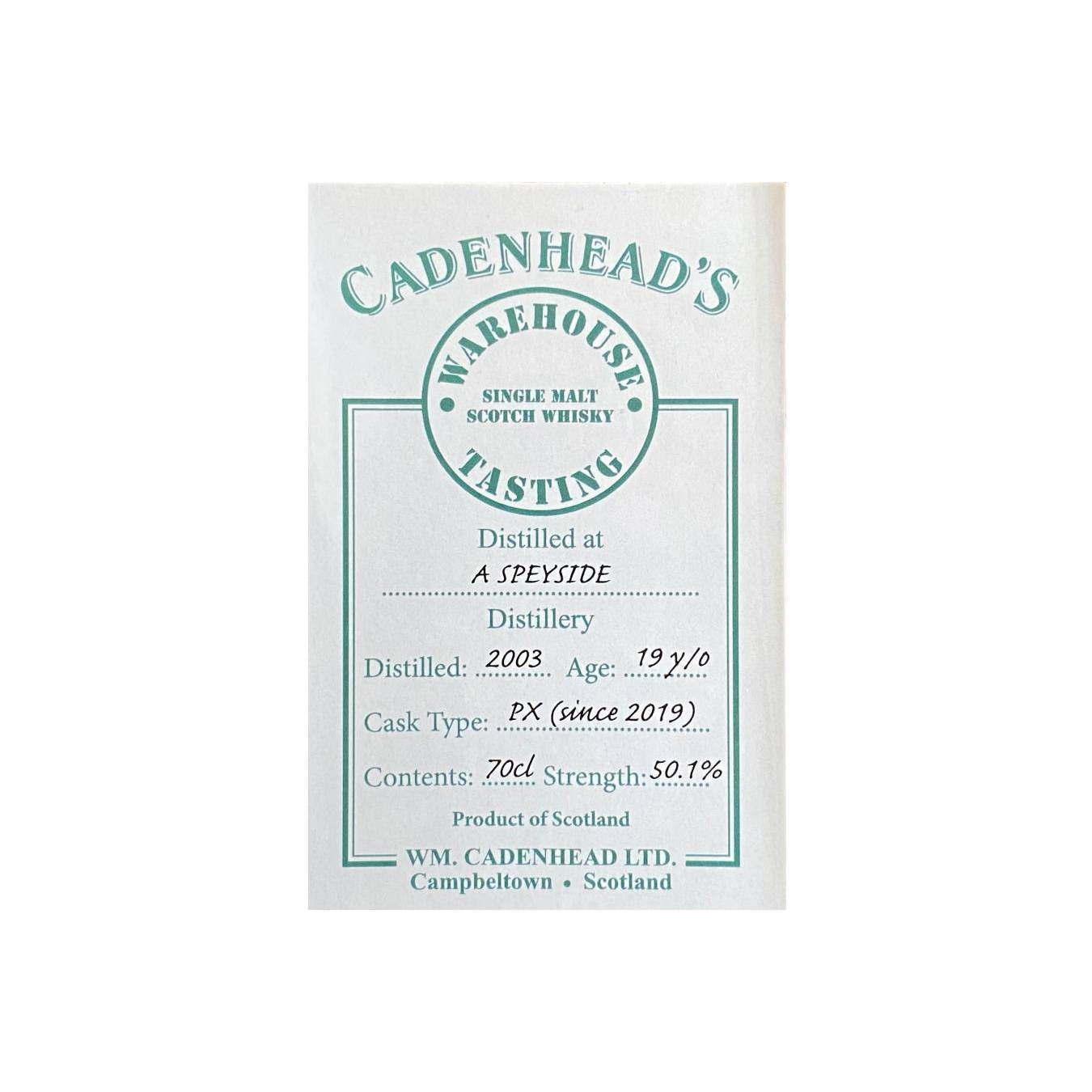 Cadenhead 2003 19 Years Single Malt Whisky 2