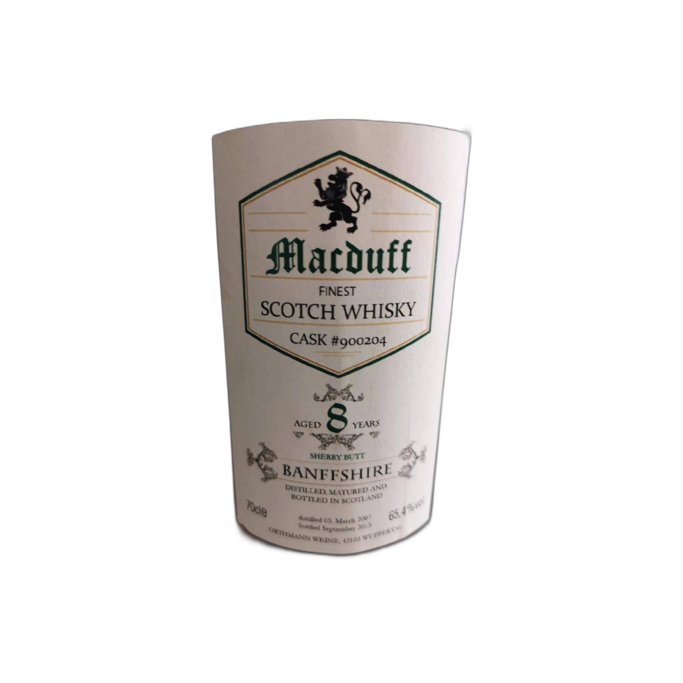 Macduff 2007 8 Years Single Malt Whisky 2