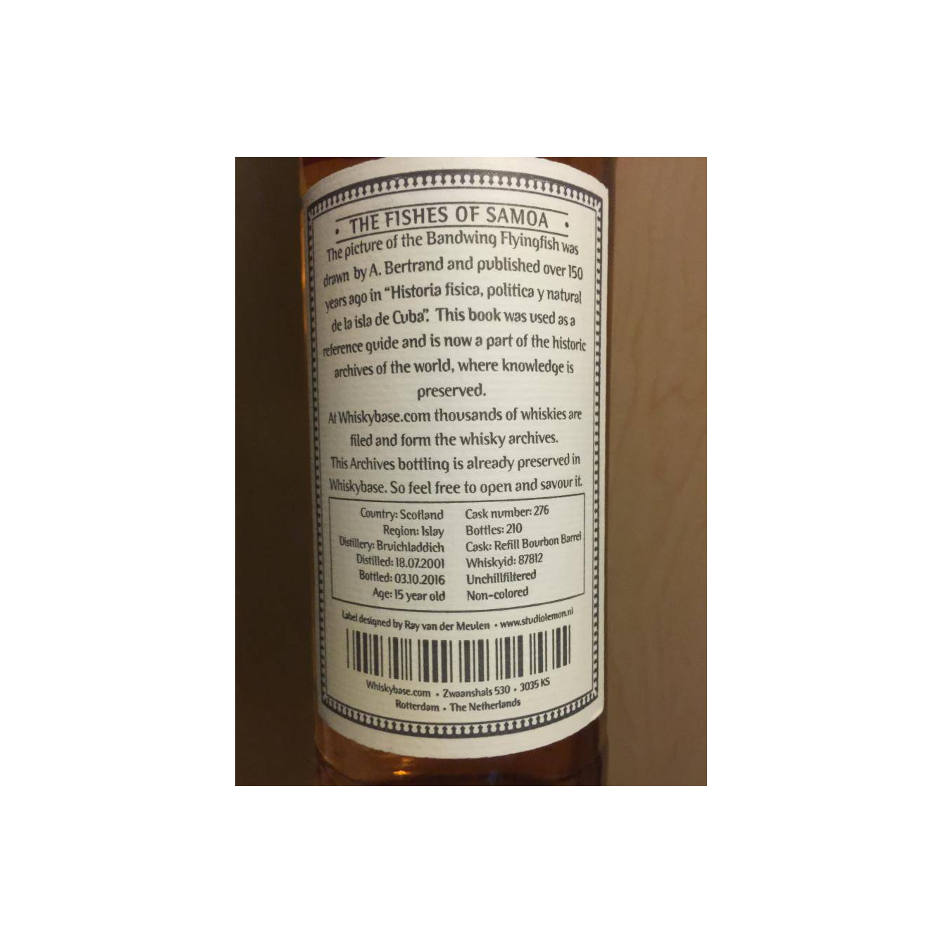 Bruichladdich 2001 15 Years Single Malt Whisky 2