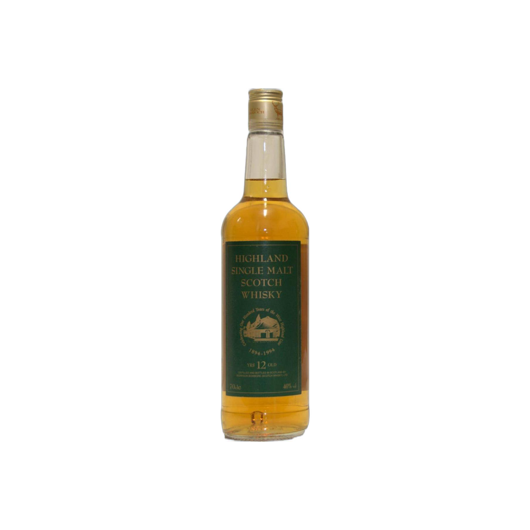 Highland Single Malt Scotch Whisky 12-year-old MBo
