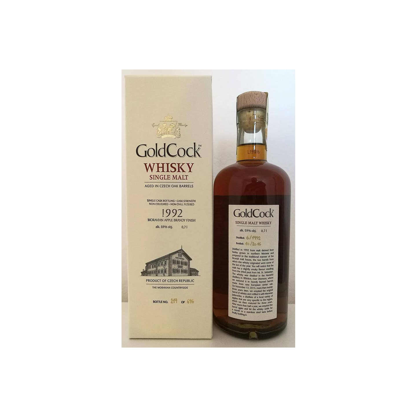 Gold Cock Individual Cask Bottling 1992 24 Years Single Malt Whisky 2