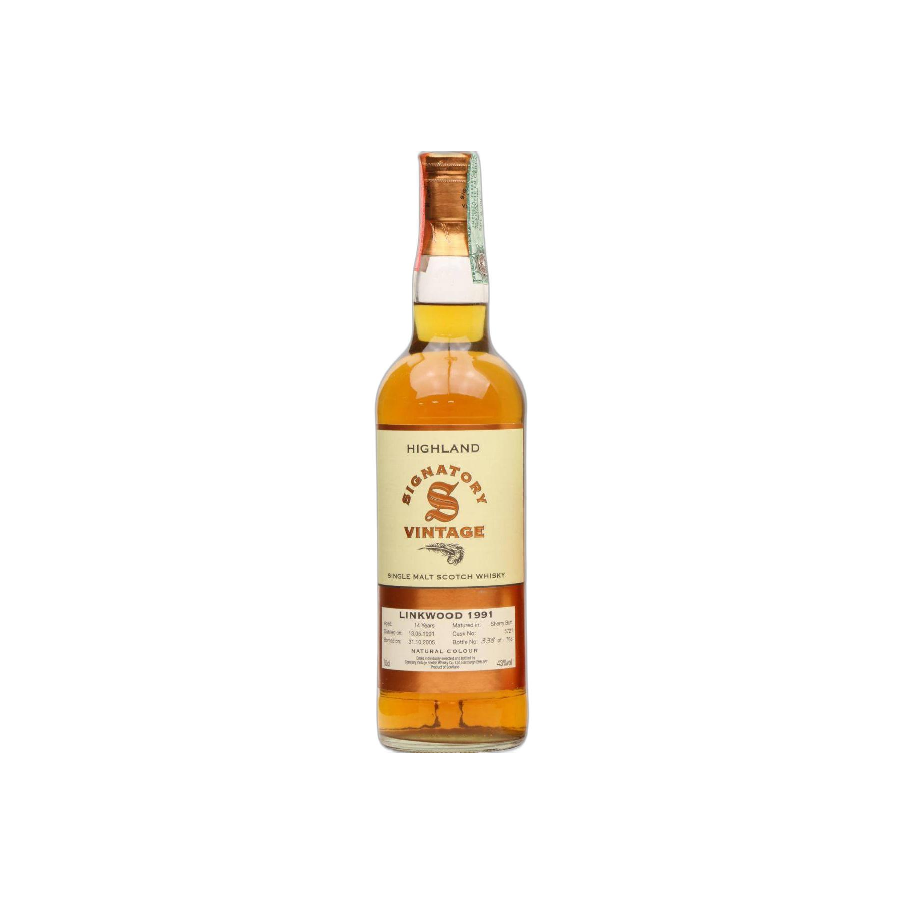 Linkwood Vintage Collection 1991 14 Years Single Malt Whisky