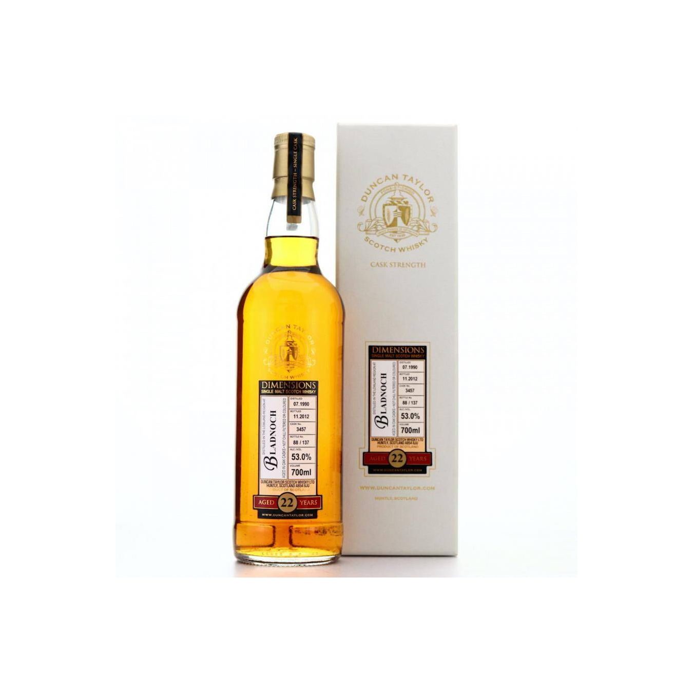 Bladnoch Dimensions 1990 22 Years Single Malt Whisky 2