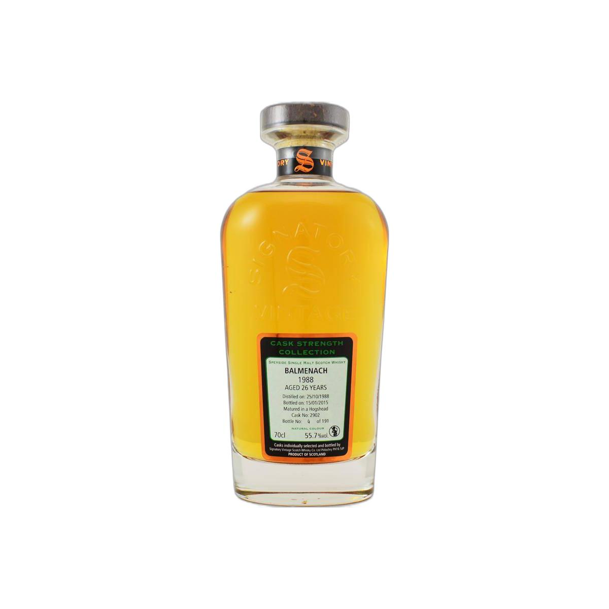 Balmenach Cask Strength Collection 1988 26 Years Single Malt Whisky