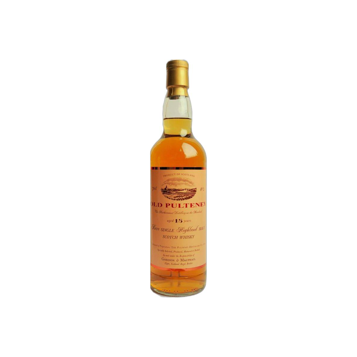 Old Pulteney Licensed Bottling 15 Years Single Malt Whisky