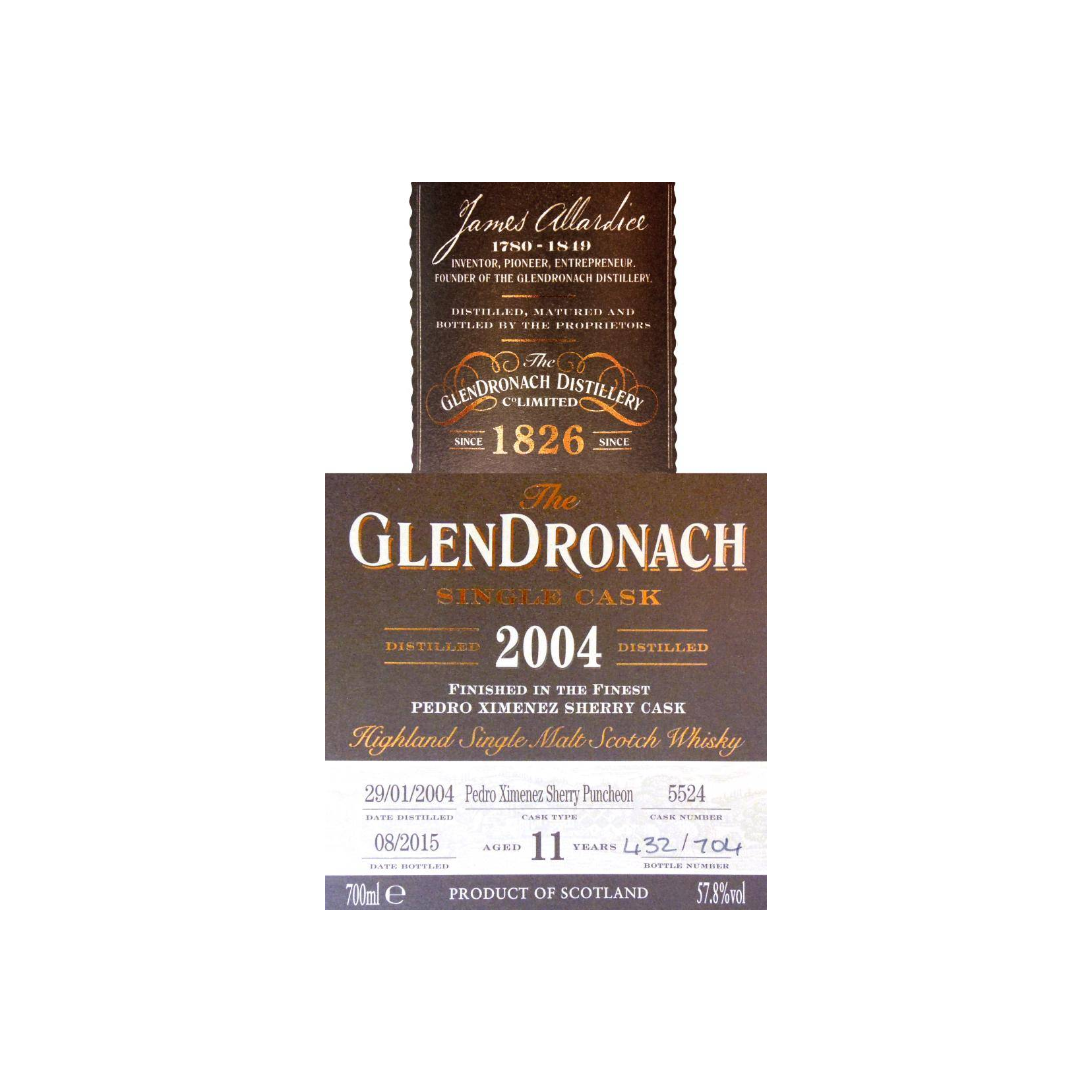 GlenDronach 2004 11 Years Single Malt Whisky 3
