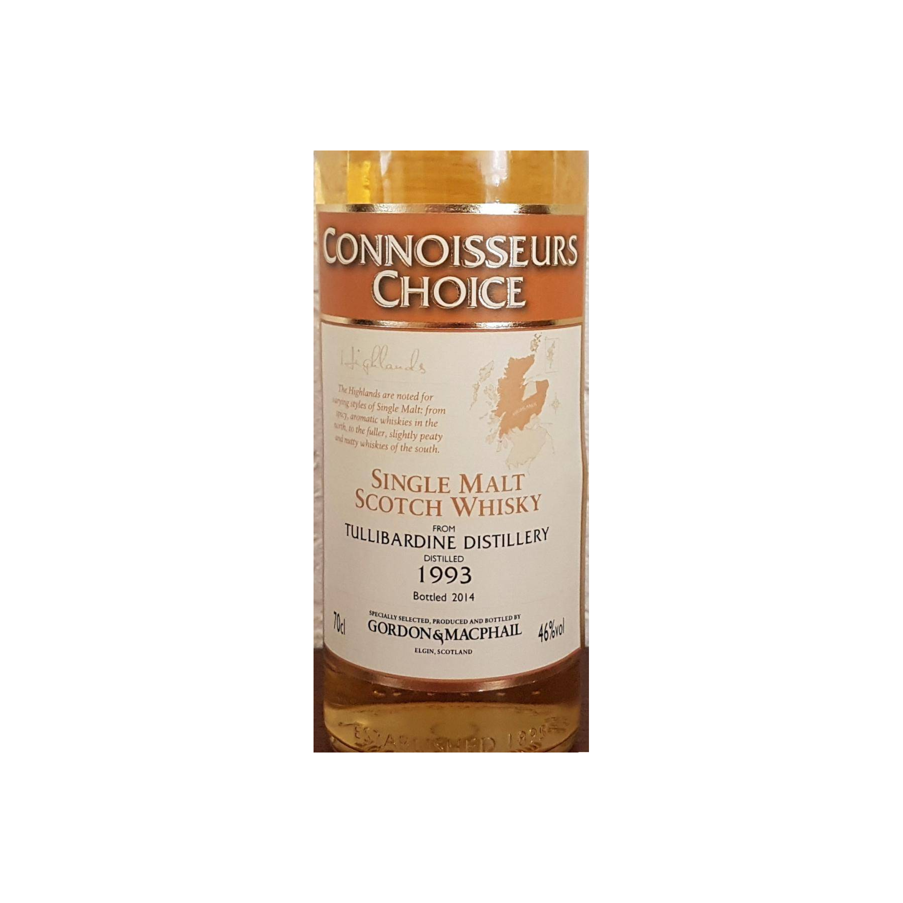 Tullibardine Connoisseurs Choice 1993 21 Years Single Malt Whisky