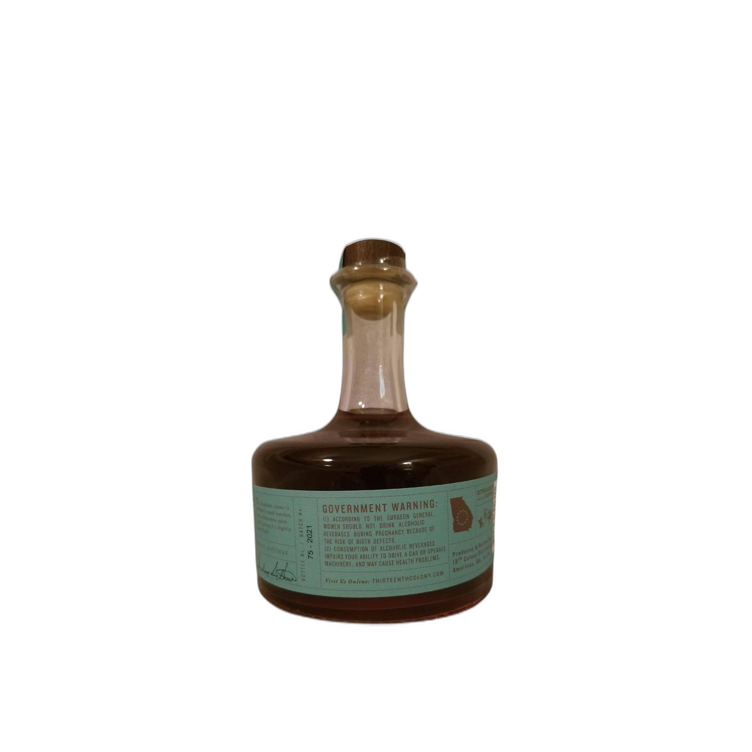 Thirteenth Colony Southern Rye Whiskey 2