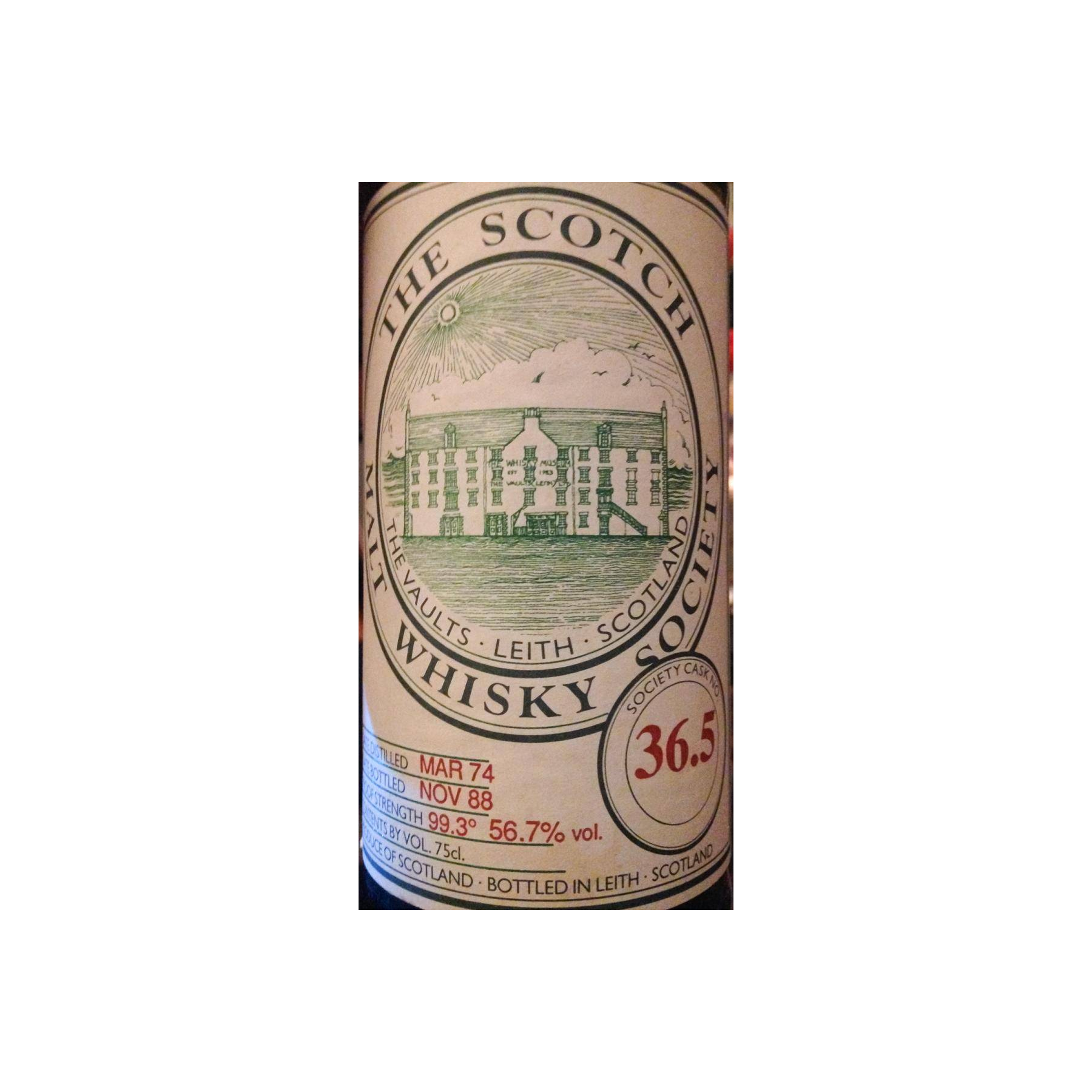 The Scotch Malt Whisky Society 1974 14 Years Single Malt Whisky 2