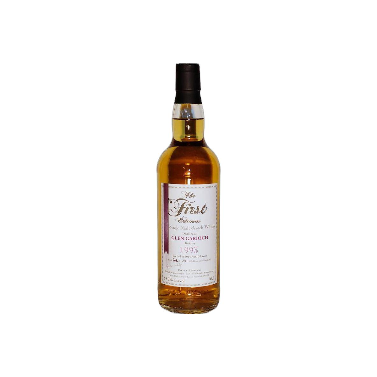 Glen Garioch The First Editions 1993 20 Years Single Malt Whisky