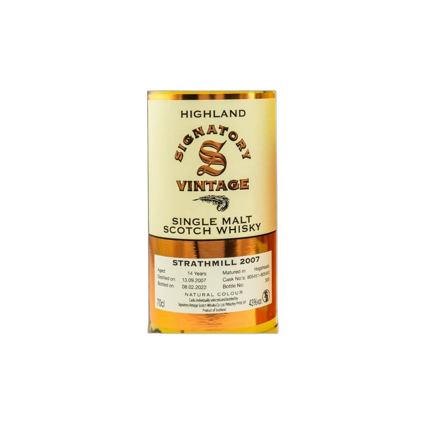 Strathmill Vintage Collection 2007 14 Years Single Malt Whisky 3