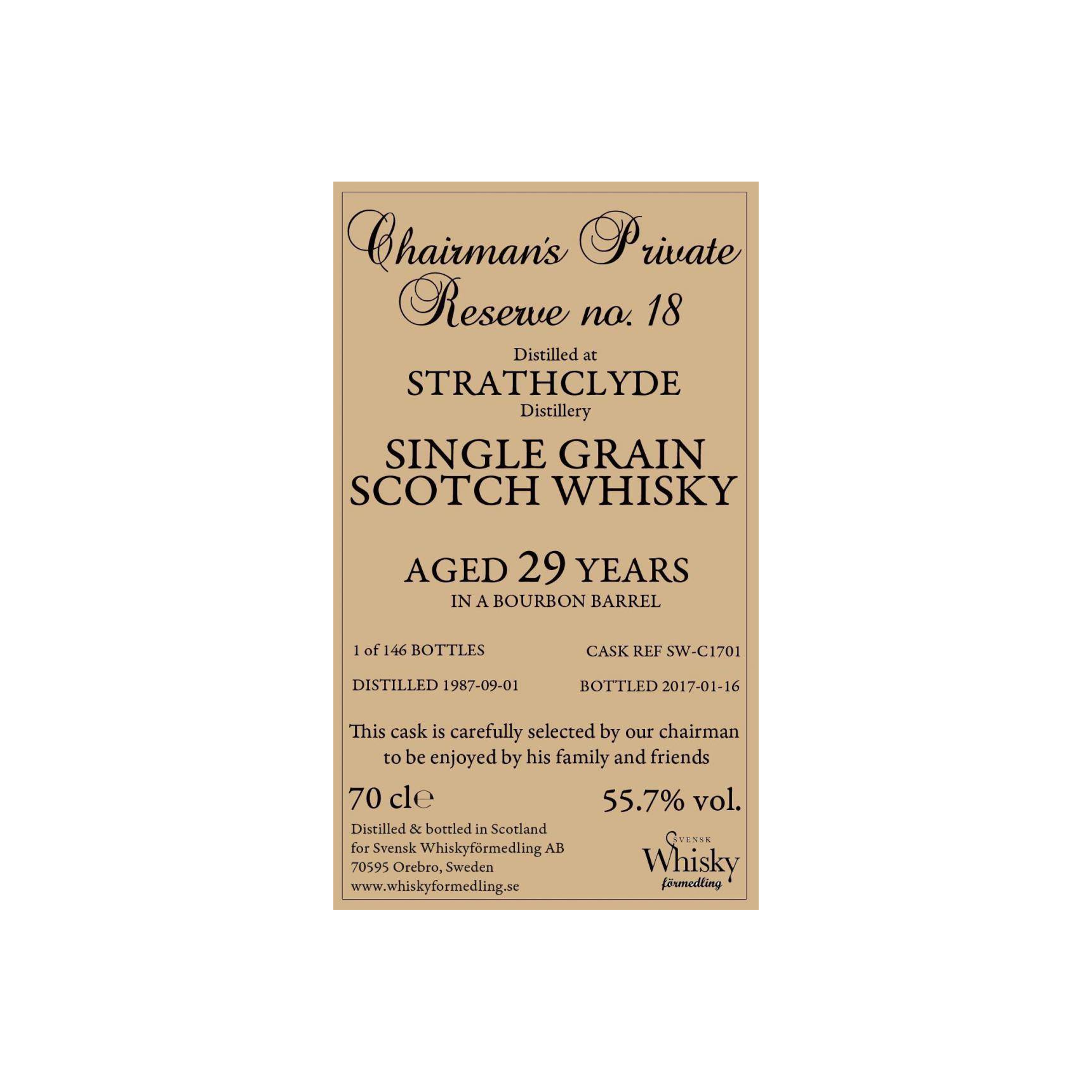 Strathclyde 1987 29 Years Single Grain Whisky 2