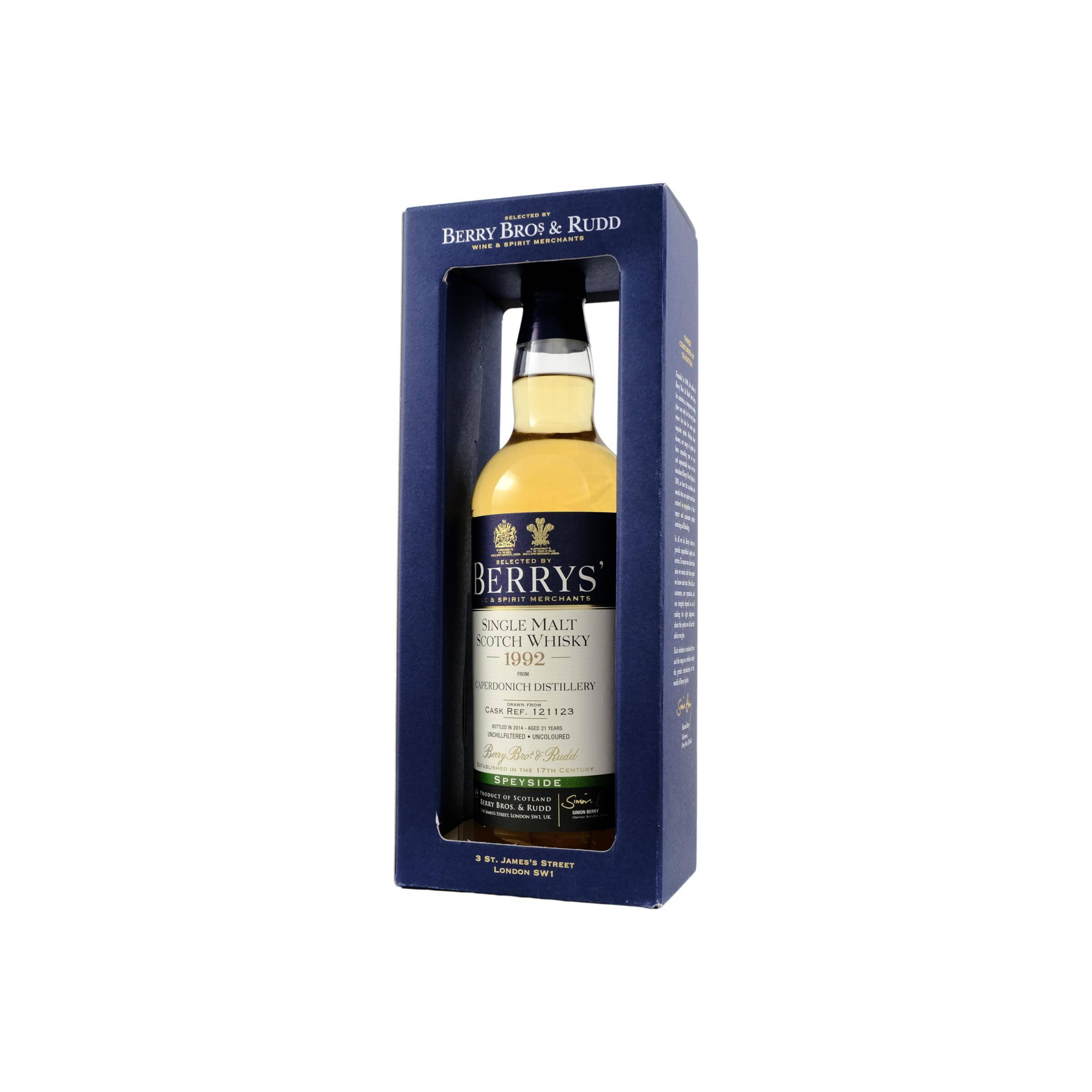 Caperdonich 1992 21 Years Single Malt Whisky 2