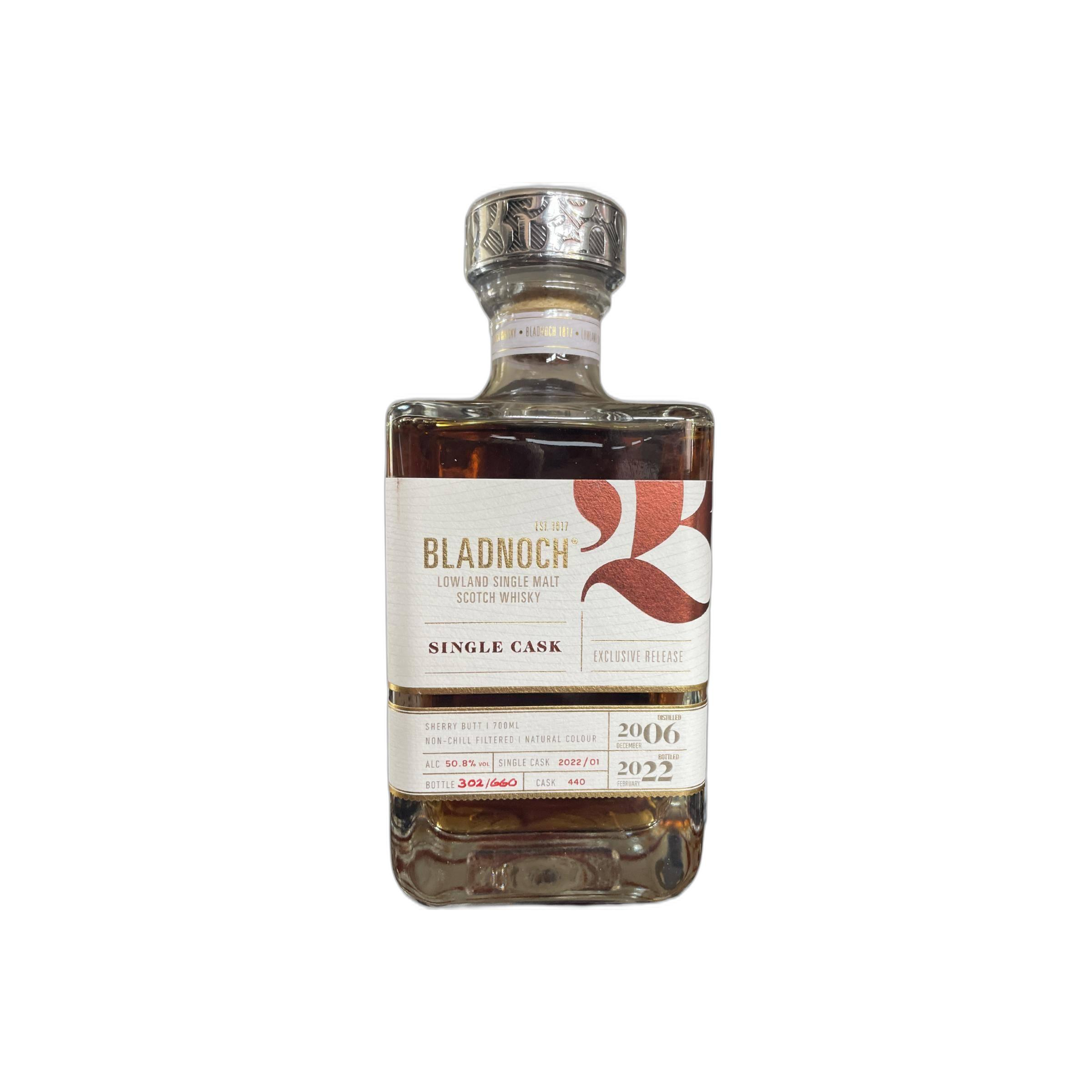 Bladnoch Single Cask 2006 15 Years Single Malt Whisky