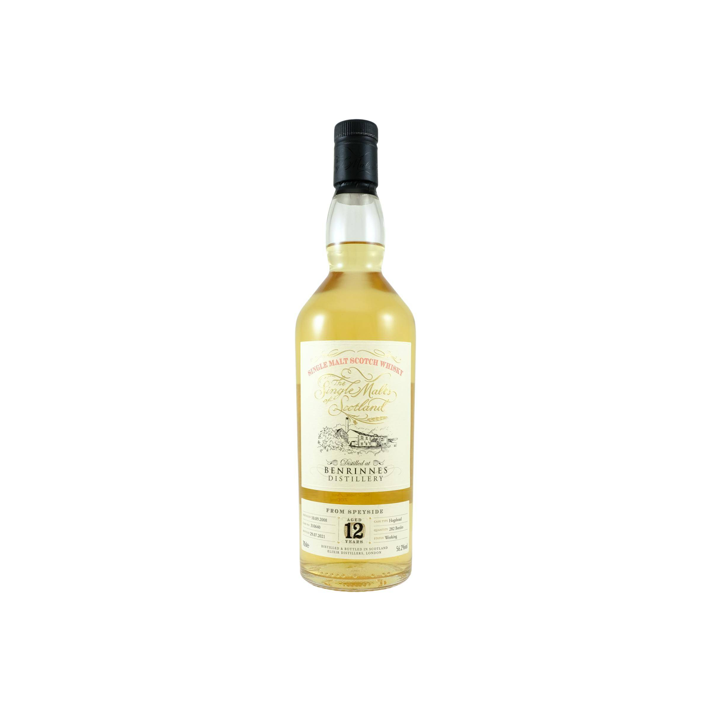 Benrinnes The Single Malts of Scotland 2008 12 Years Single Malt Whisky