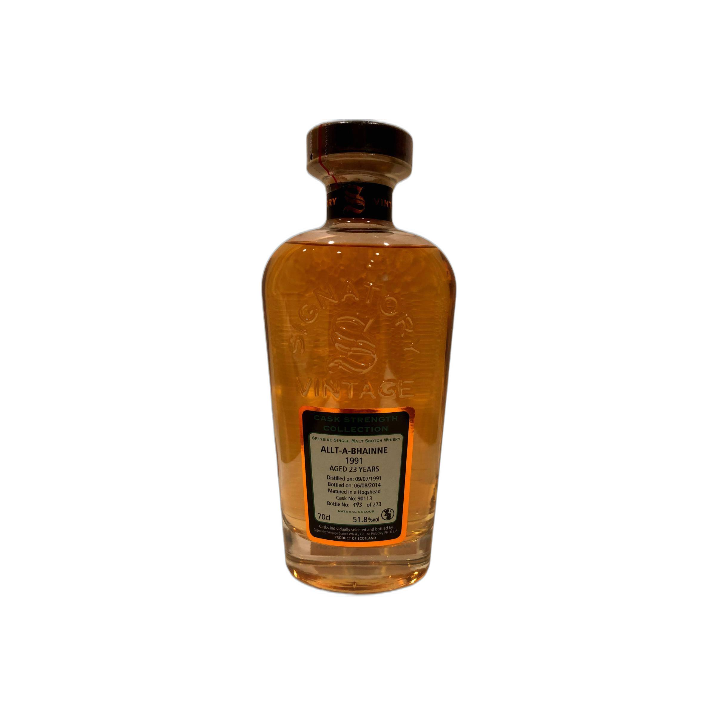 Allt-A-Bhainne Cask Strength Collection 1991 23 Years Single Malt Whisky
