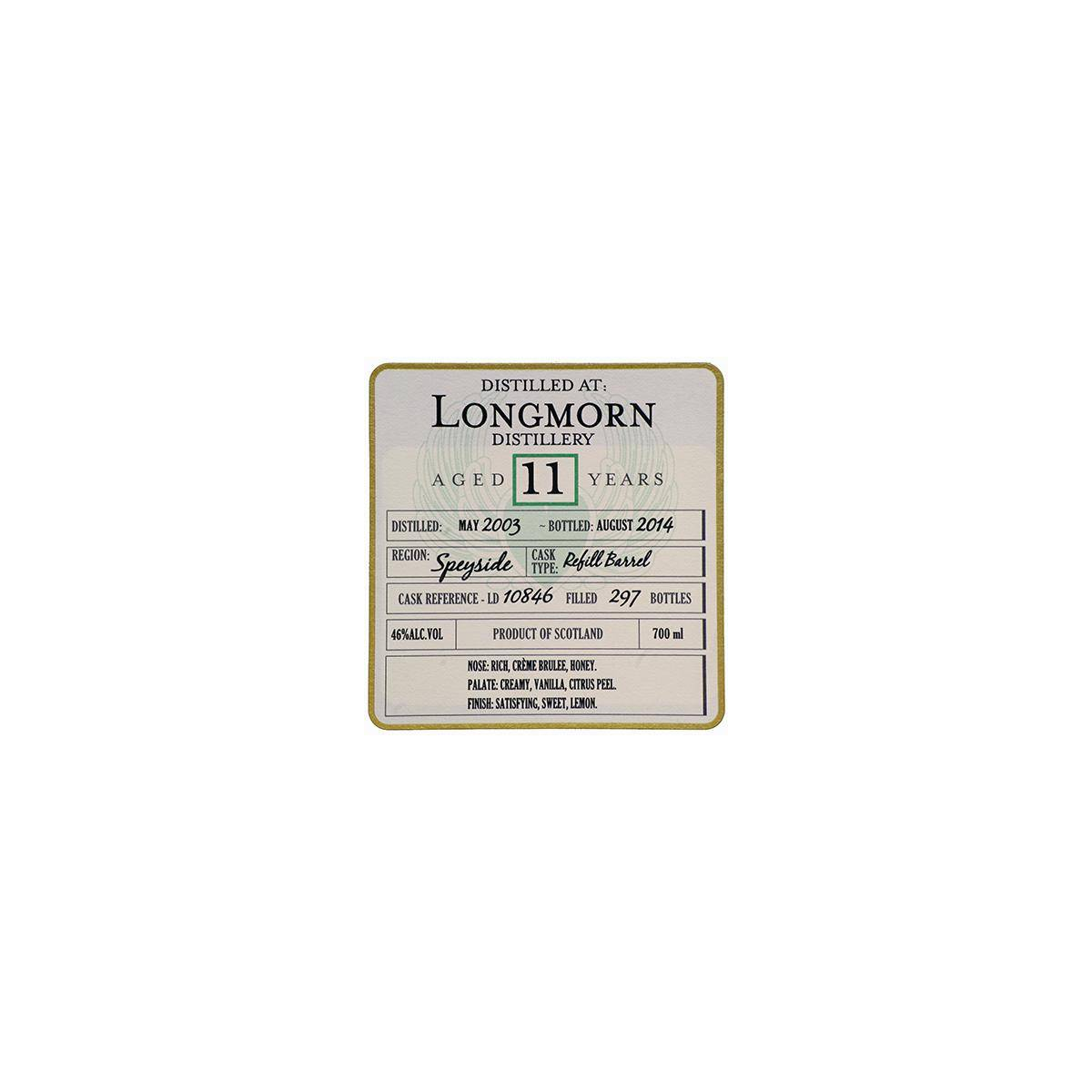 Longmorn 2003 11 Years Single Malt Whisky 2