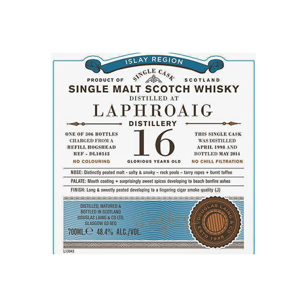 Laphroaig Old Particular 1998 16 Years Single Malt Whisky 2