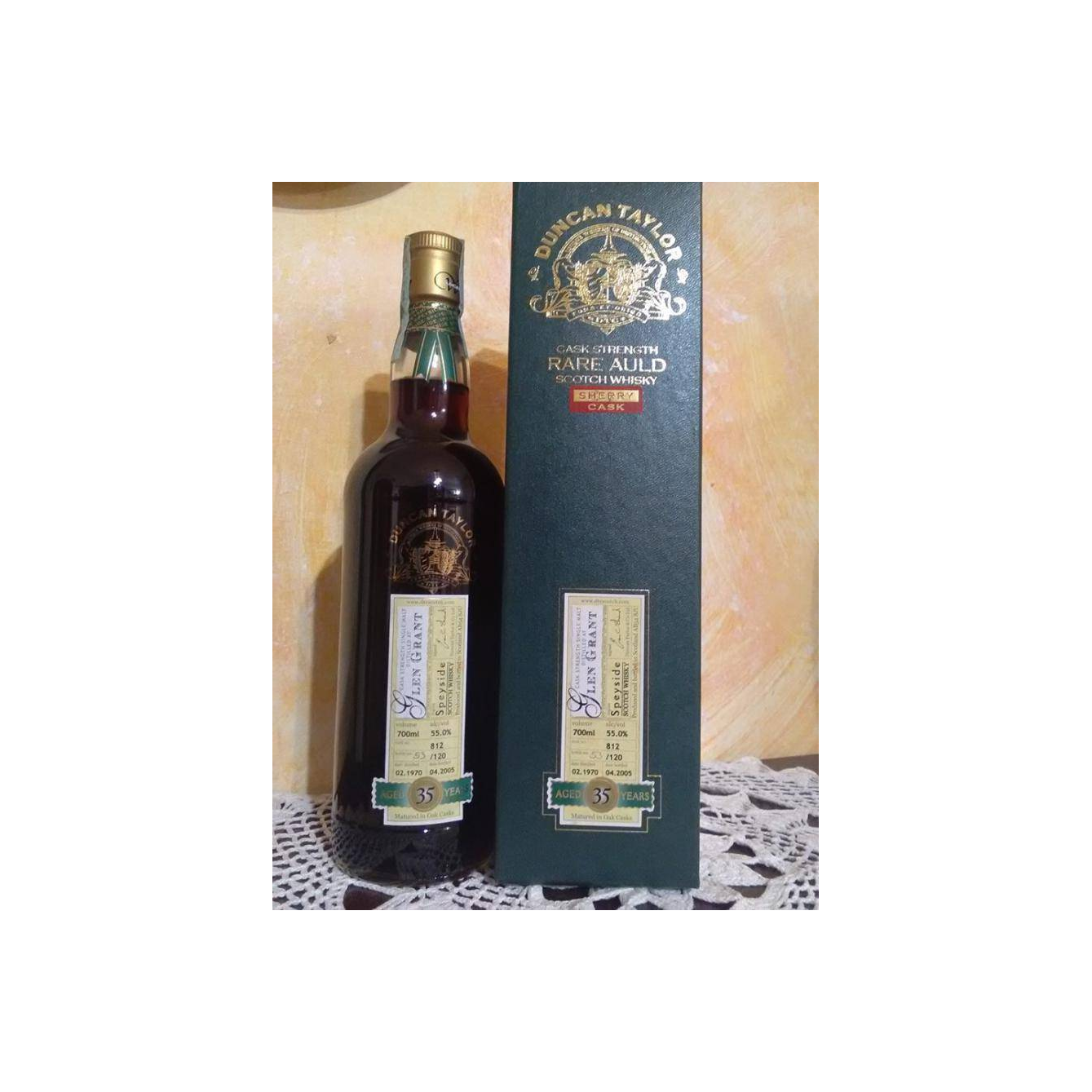 Glen Grant Rare Auld 1970 35 Years Single Malt Whisky 2