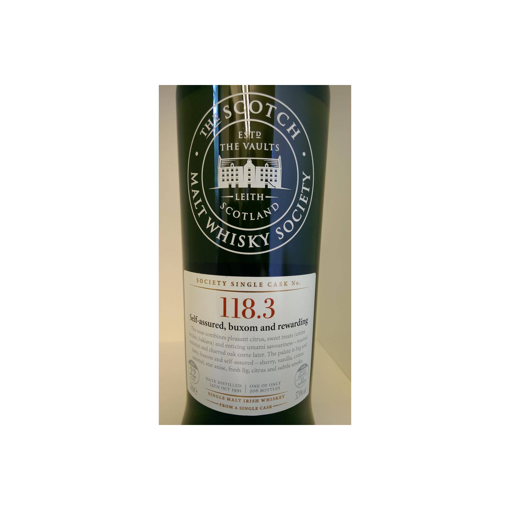 The Scotch Malt Whisky Society 1991 22 Years Single Malt Whisky 2