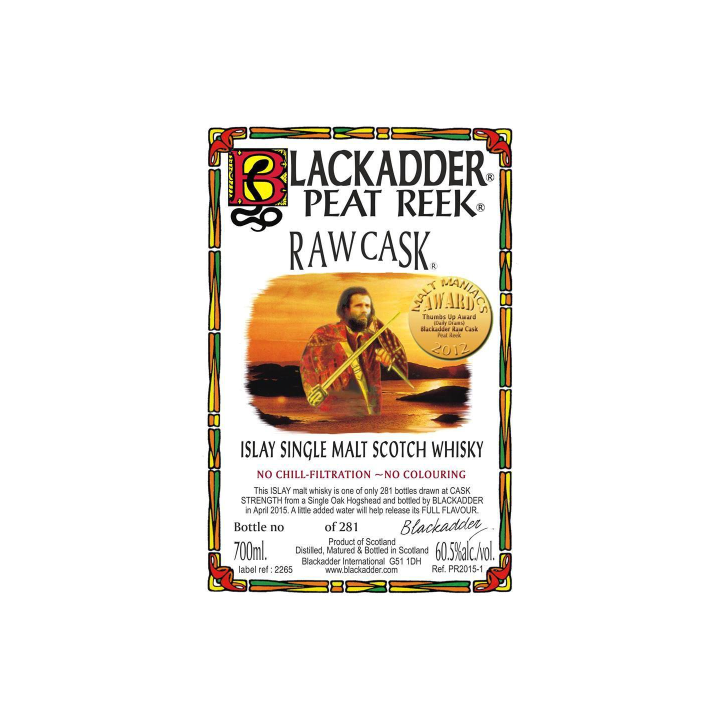 Blackadder Raw Cask Single Malt Whisky 2