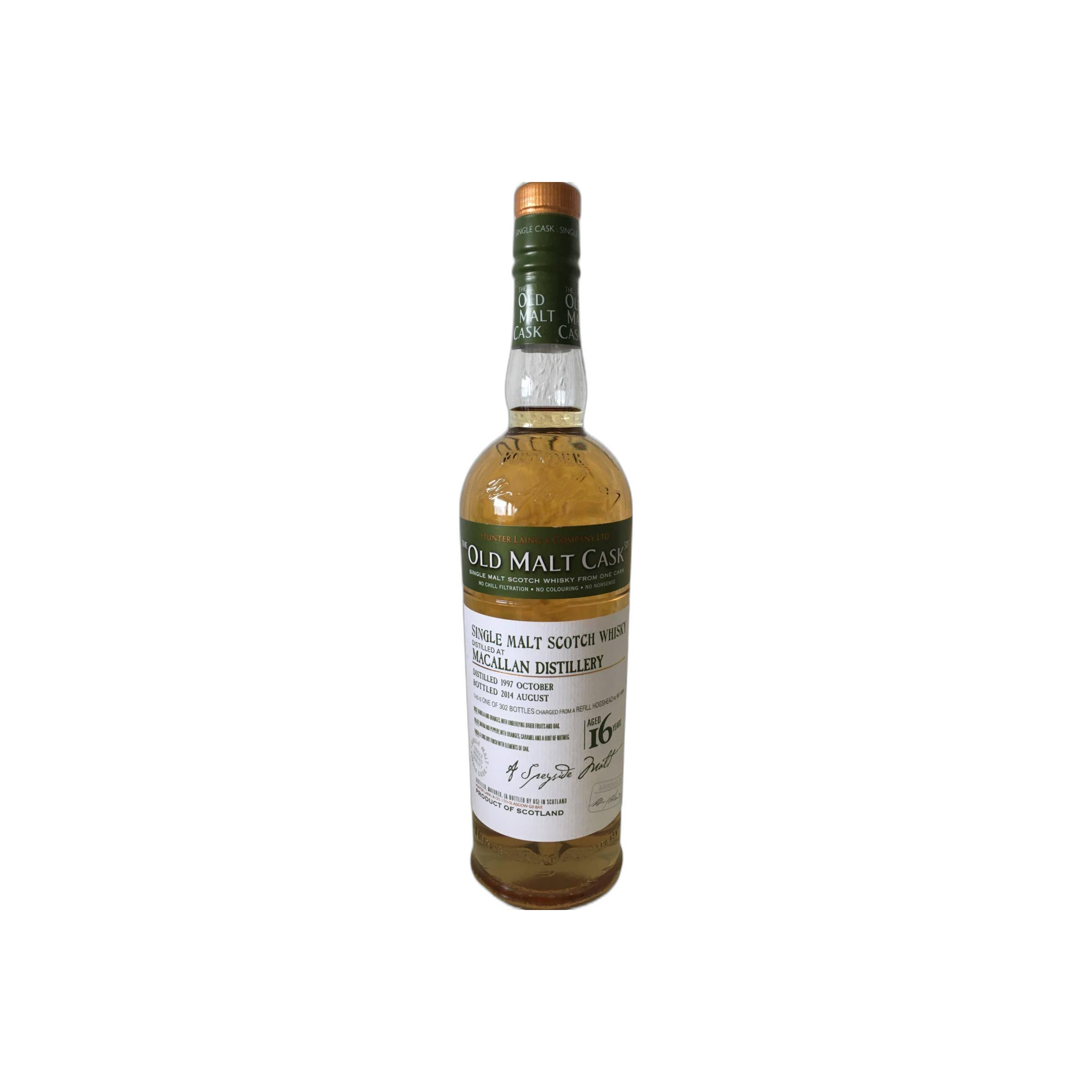 The Macallan Old Malt Cask 1997 16 Years Single Malt Whisky