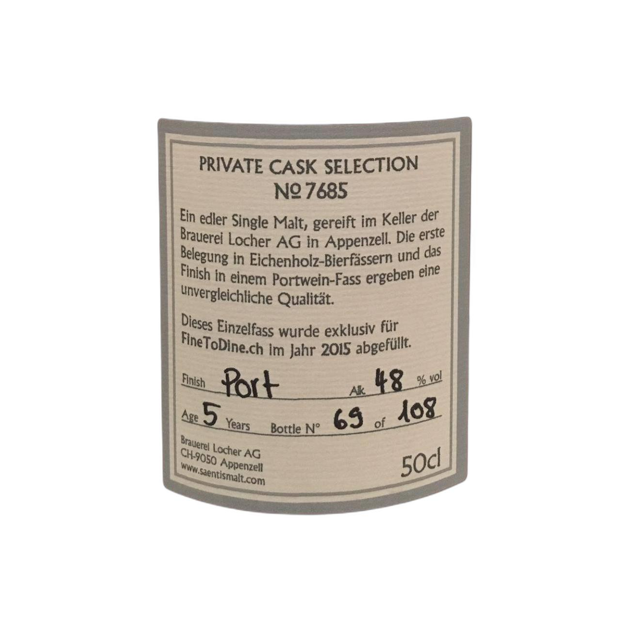 Säntis Malt Single Malt Whisky 2