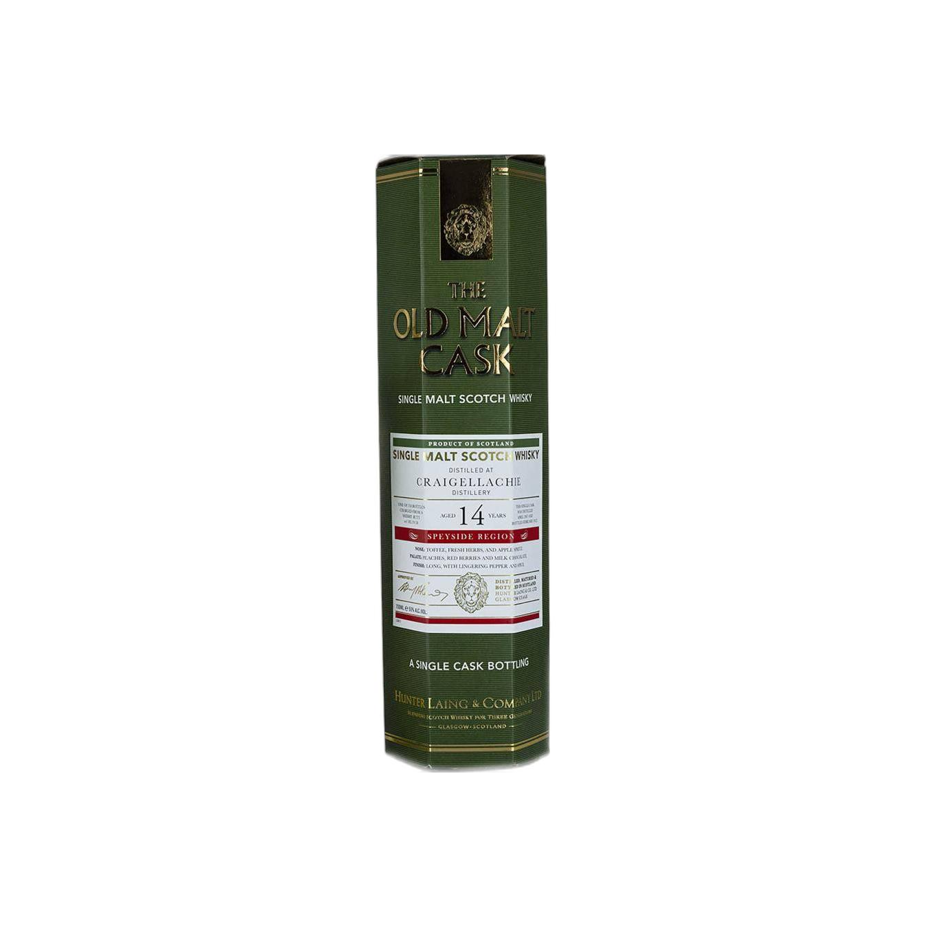 Craigellachie Old Malt Cask 2007 14 Years Single Malt Whisky 2