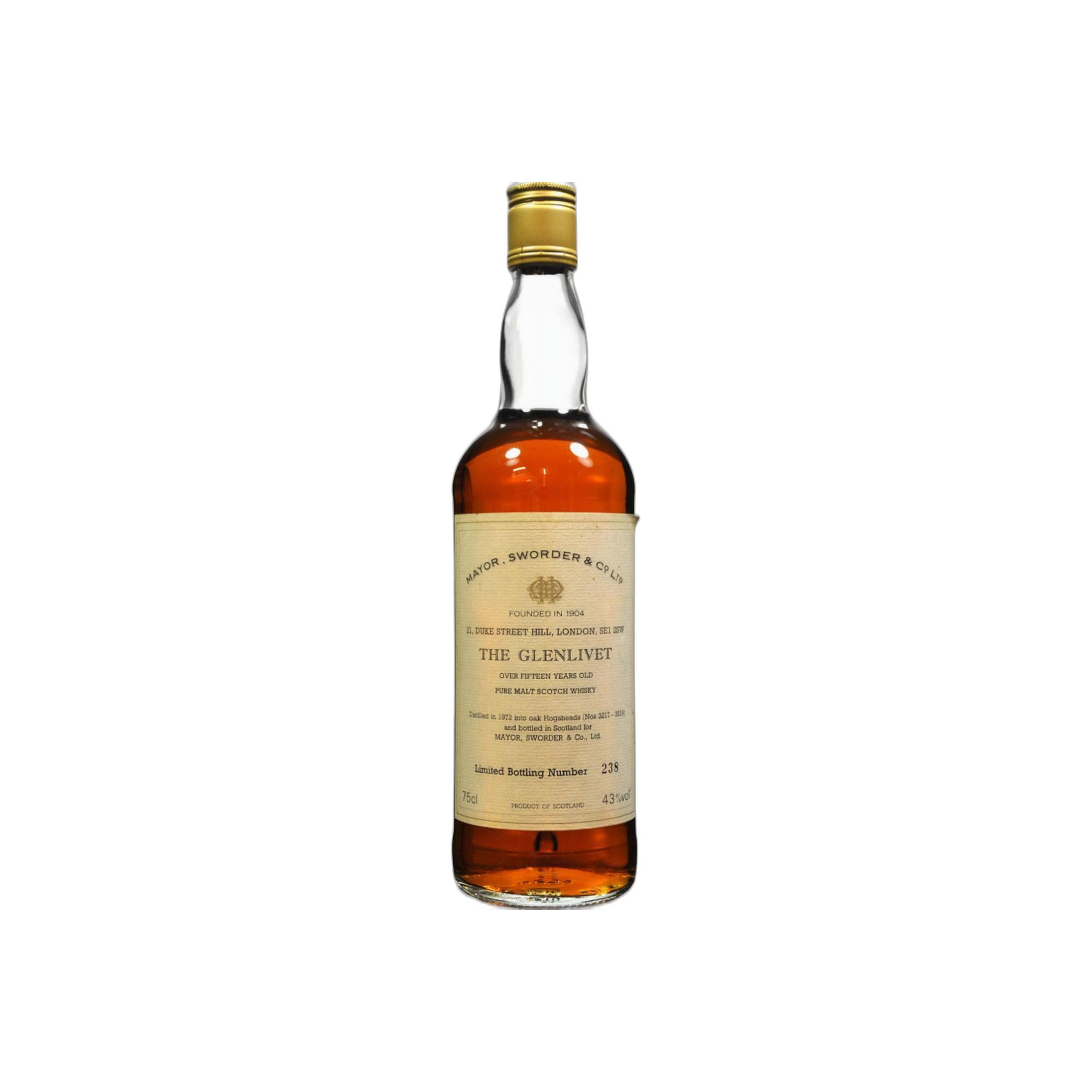 The Glenlivet 1972 15 Years Single Malt Whisky