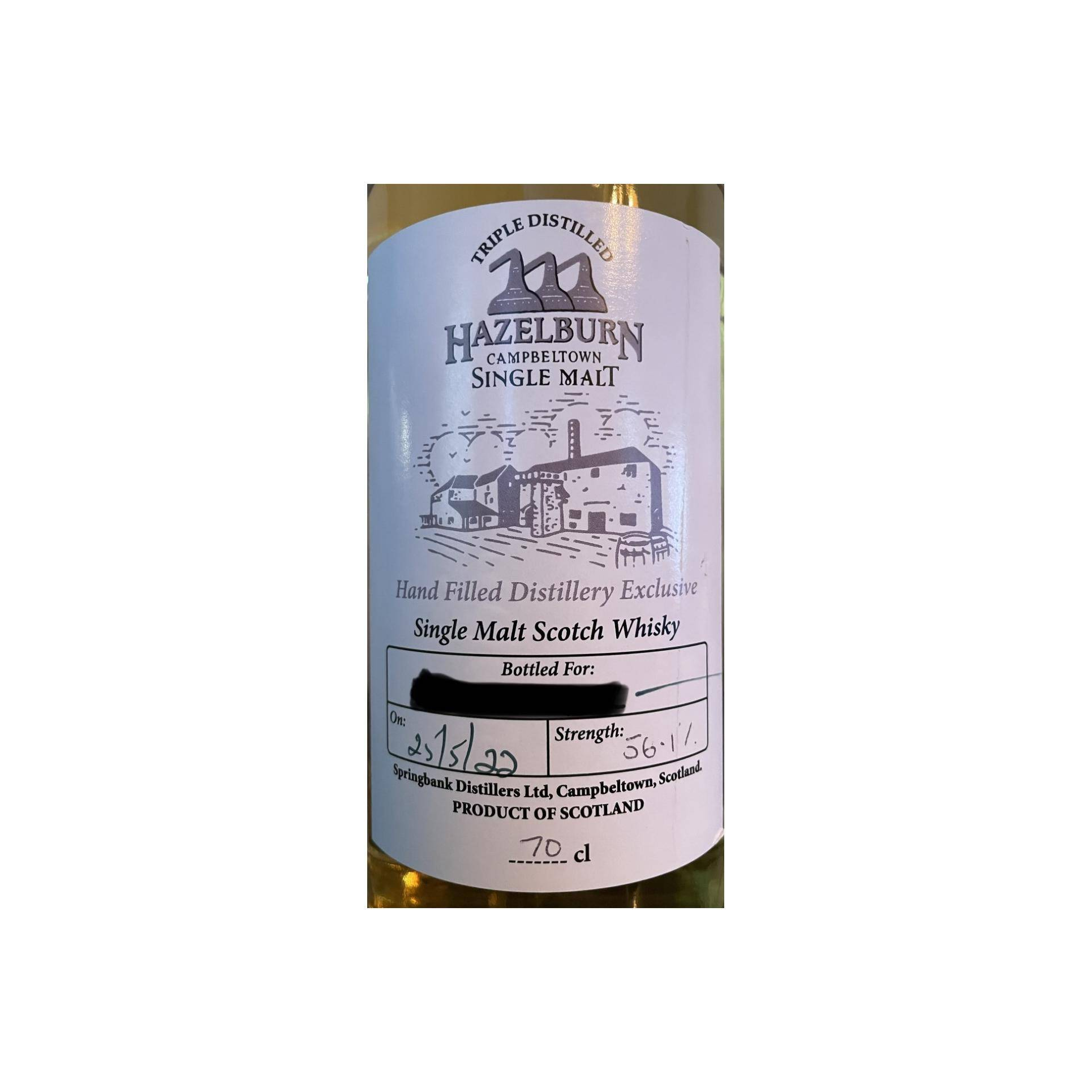 Hazelburn Single Malt Whisky 2
