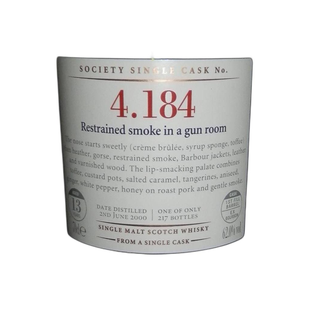 The Scotch Malt Whisky Society 2000 13 Years Single Malt Whisky