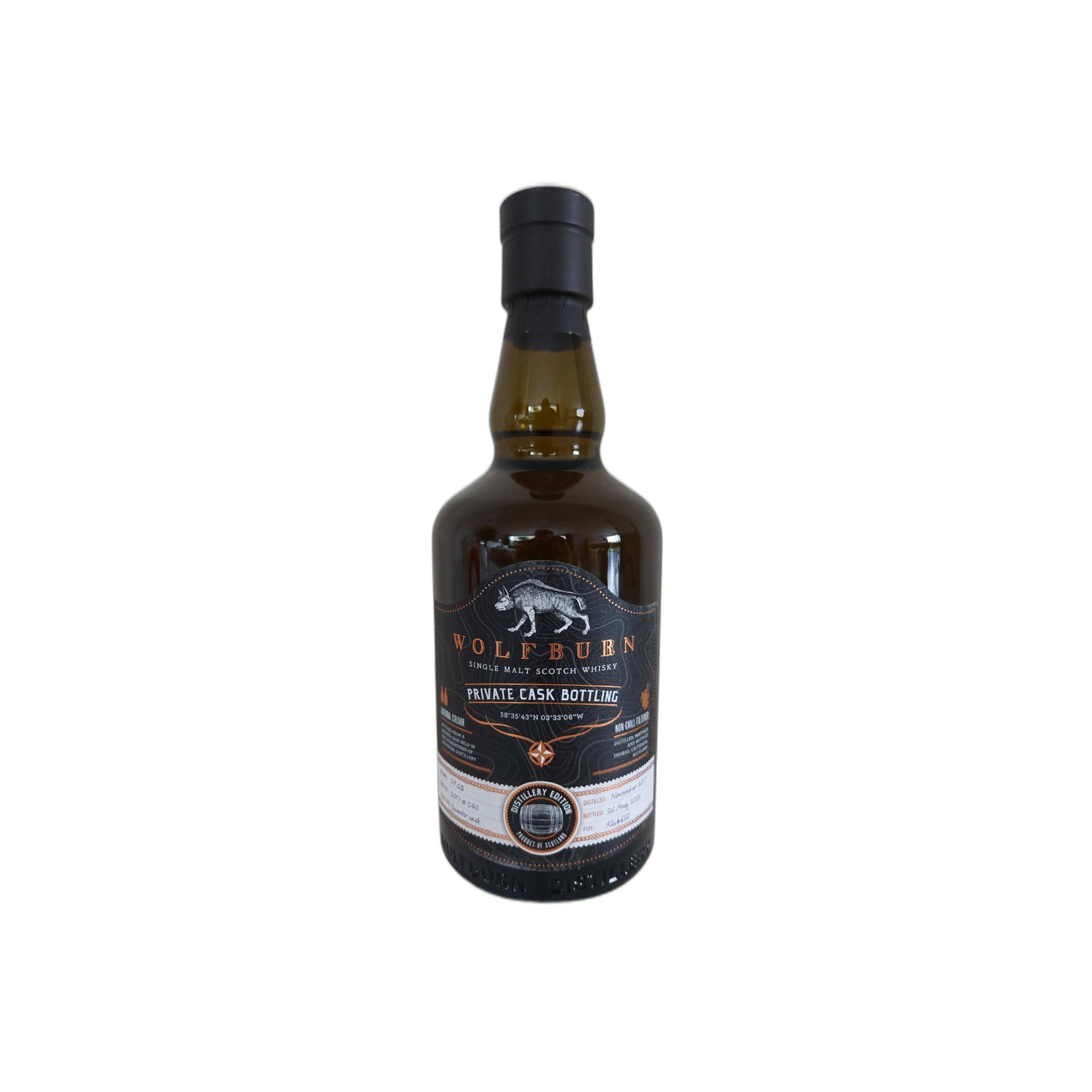 Wolfburn 2017 4 Years Single Malt Whisky