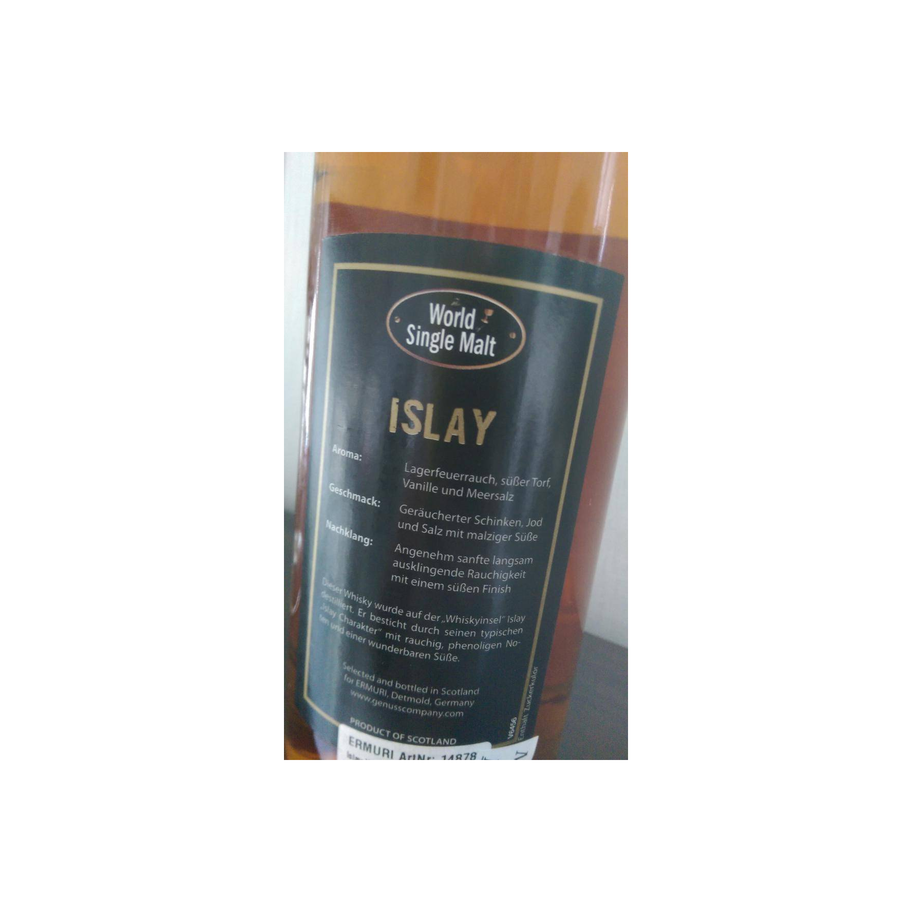 Islay Single Malt Scotch Whisky WSM