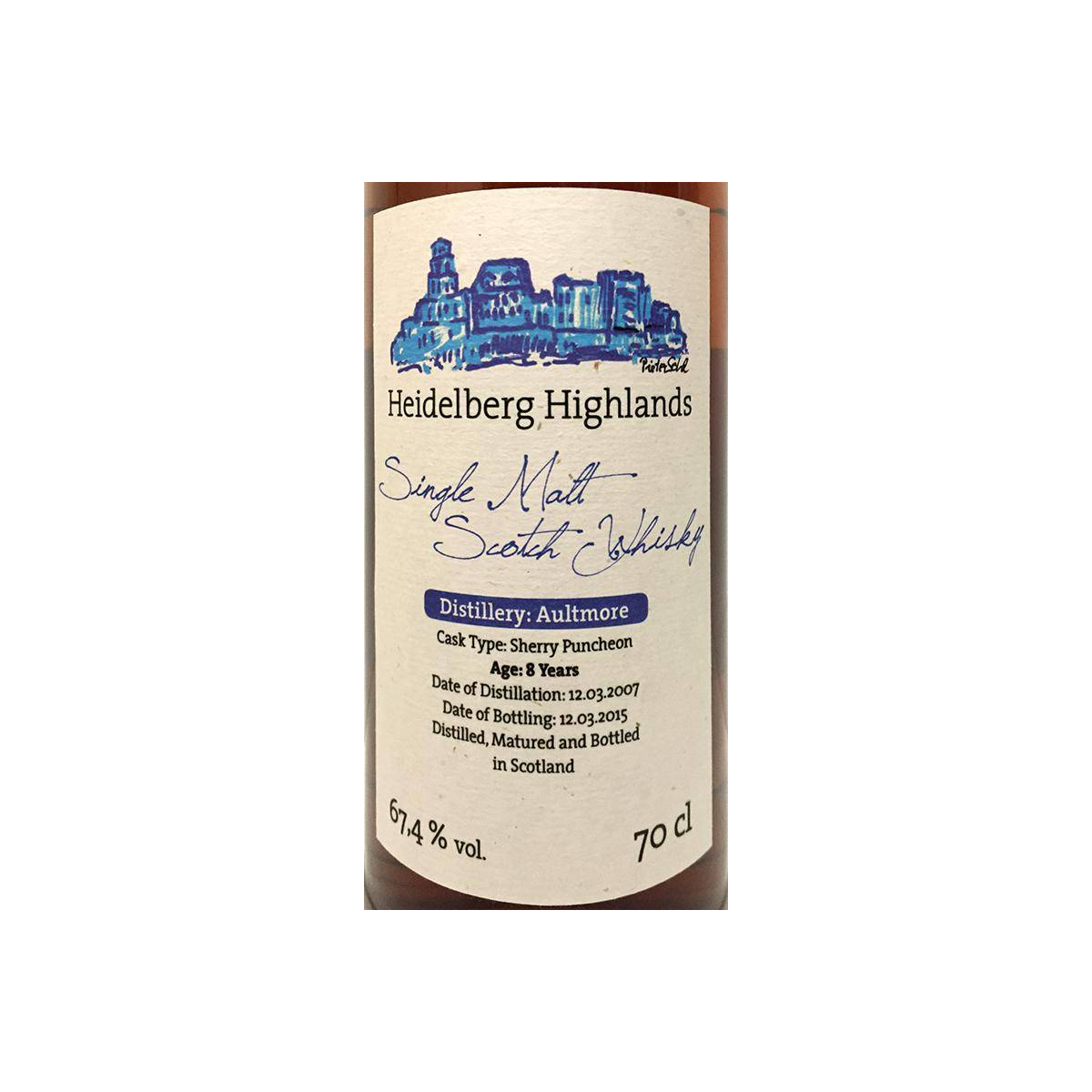 Aultmore 2007 8 Years Single Malt Whisky 2