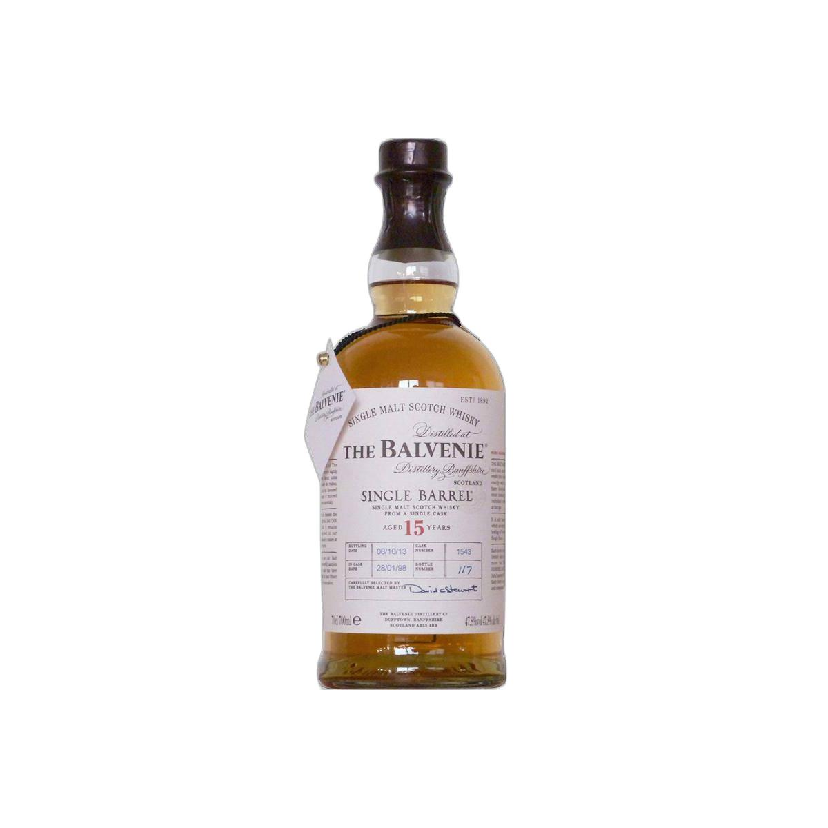 The Balvenie Single Cask 1998 15 Years Single Malt Whisky