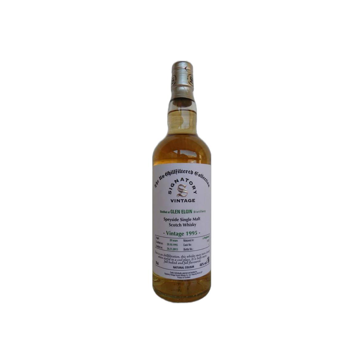 Glen Elgin The Un-Chillfiltered Collection 1995 20 Years Single Malt Whisky