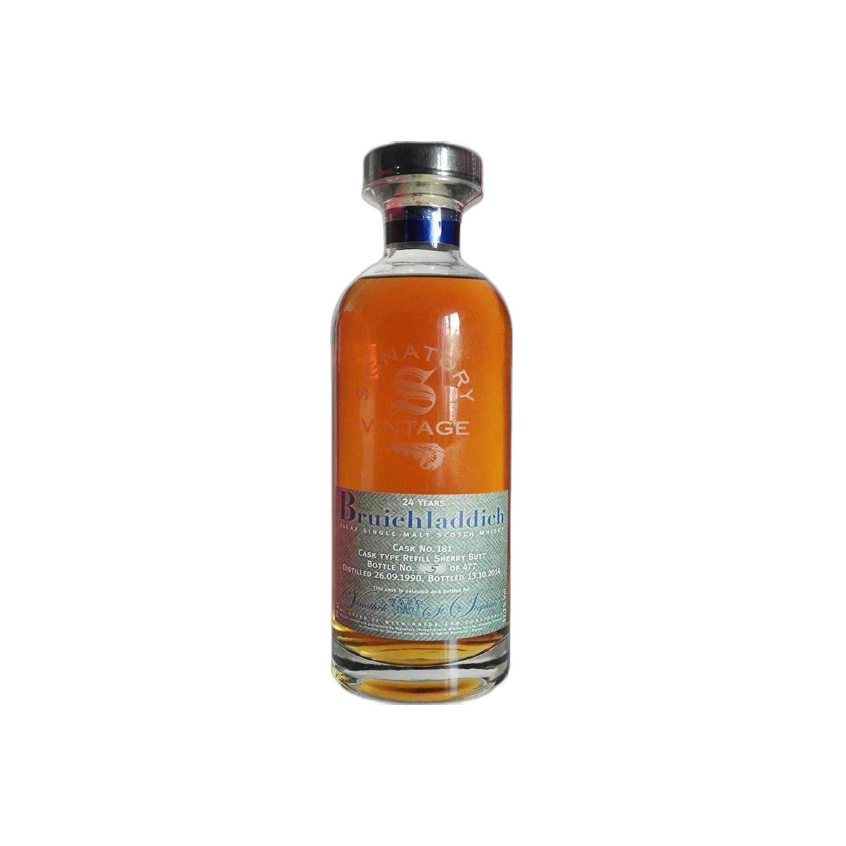 Bruichladdich Cask Strength Collection 1990 24 Years Single Malt Whisky