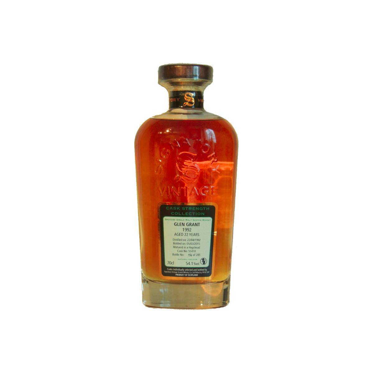 Glen Grant Cask Strength Collection 1992 22 Years Single Malt Whisky