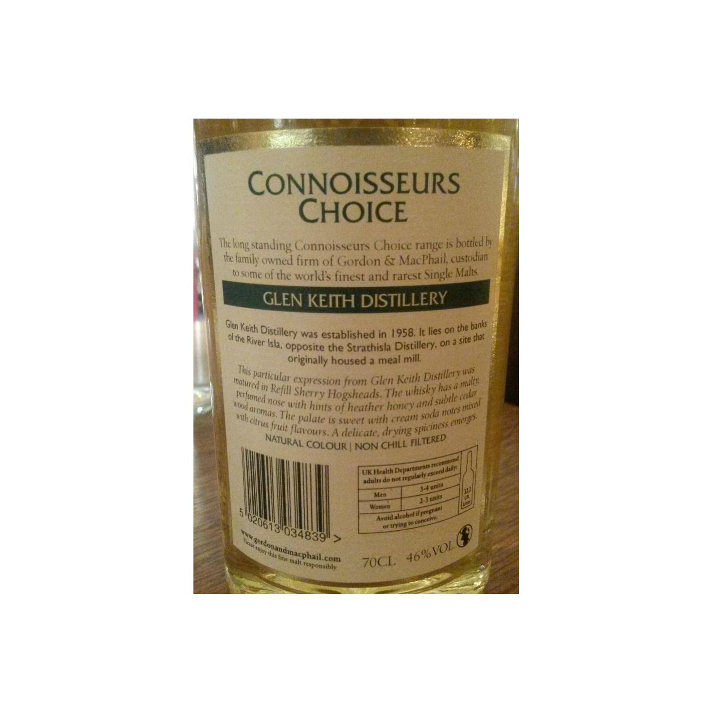 Glen Keith Connoisseurs Choice 1996 17 Years Single Malt Whisky 3