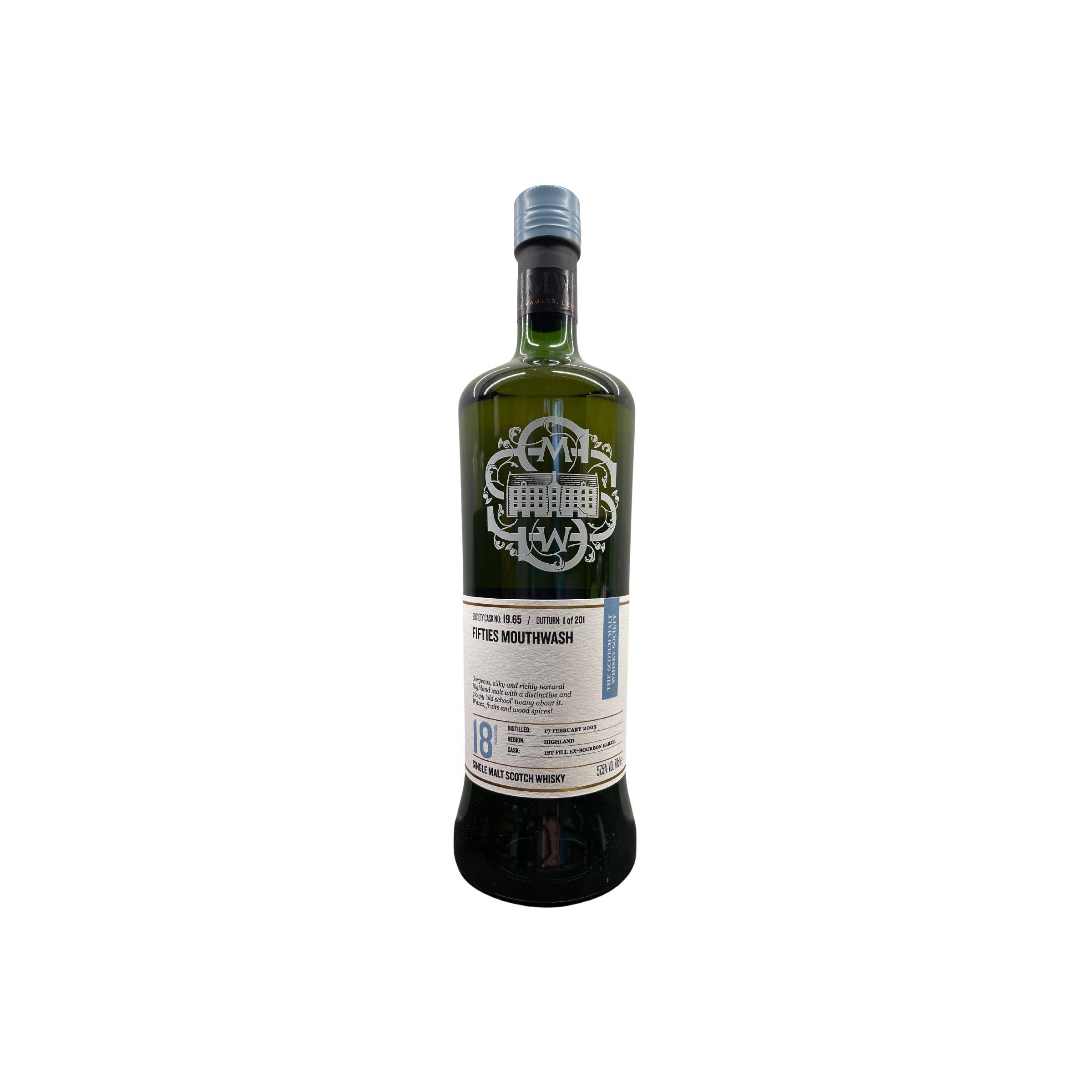 The Scotch Malt Whisky Society 2003 18 Years Single Malt Whisky