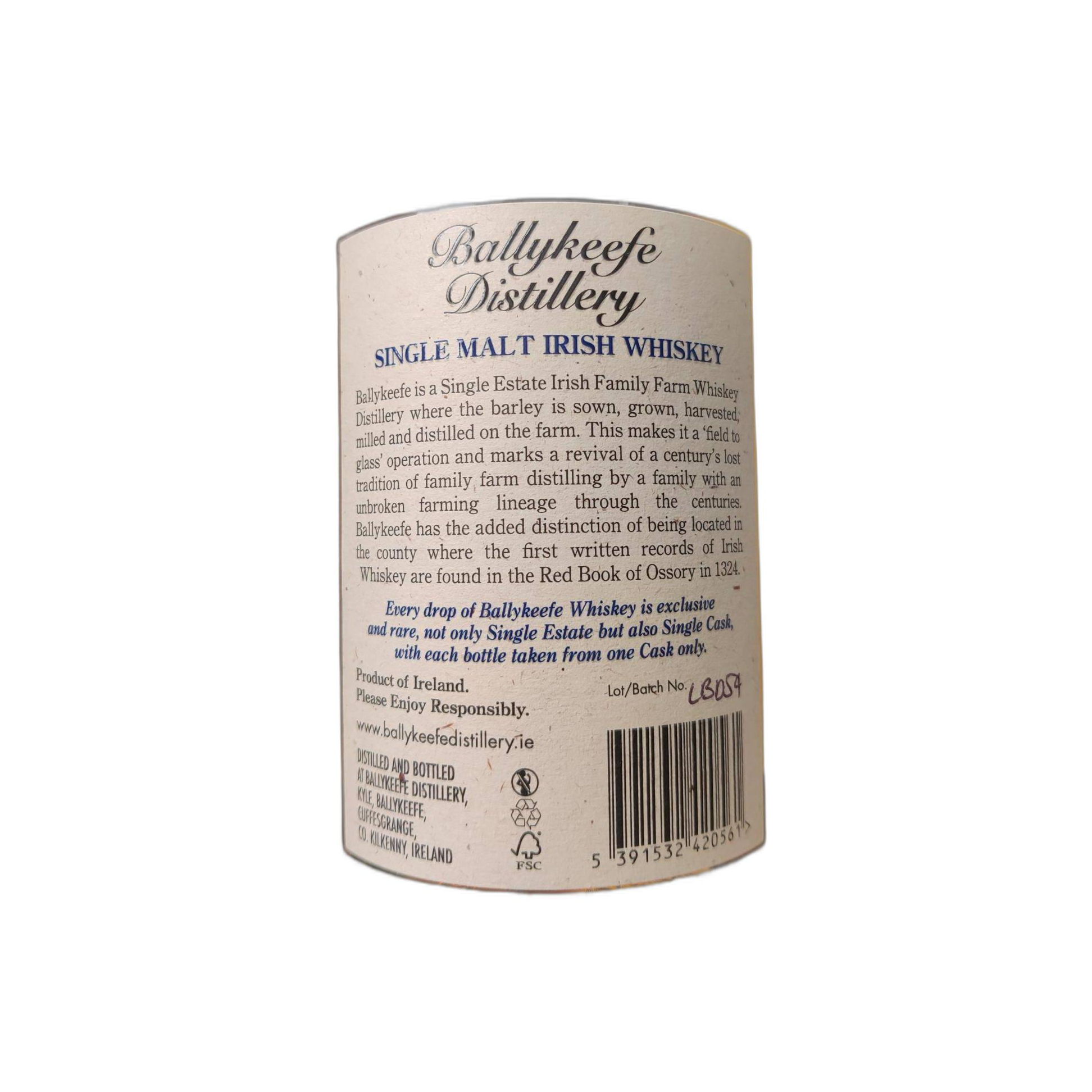 Ballykeefe Distillery Single Malt Irish Whiskey 2