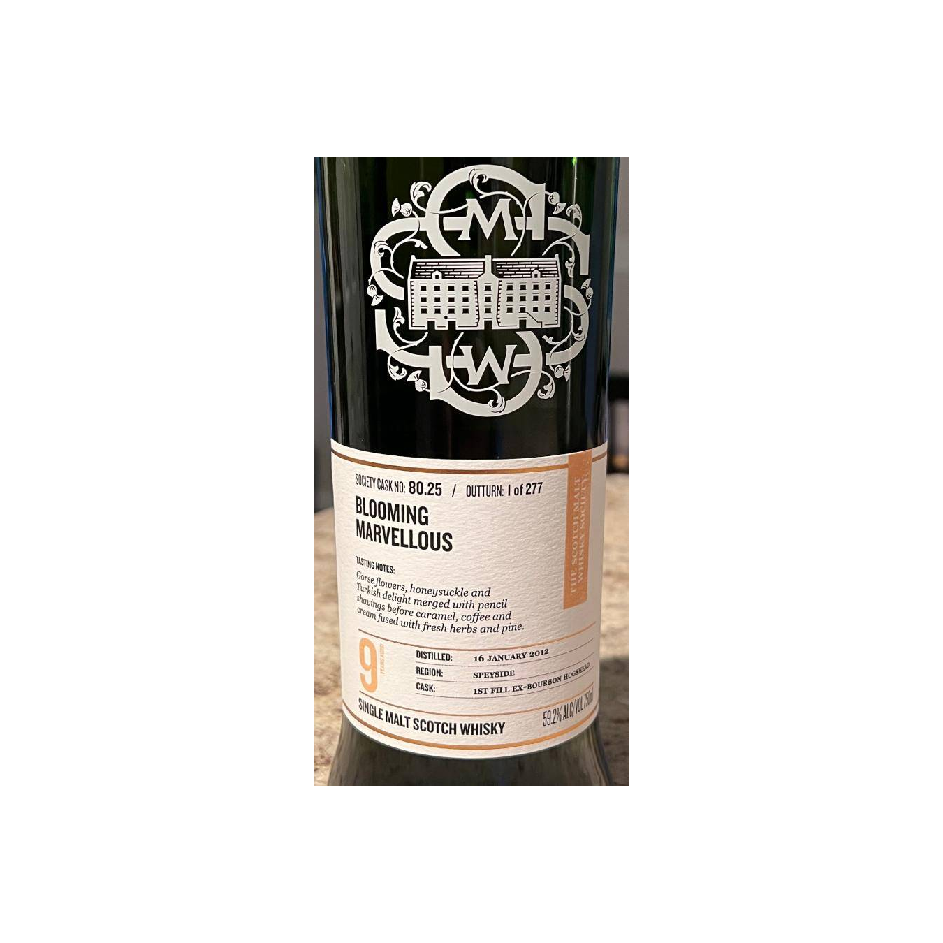 The Scotch Malt Whisky Society 2012 9 Years Single Malt Whisky