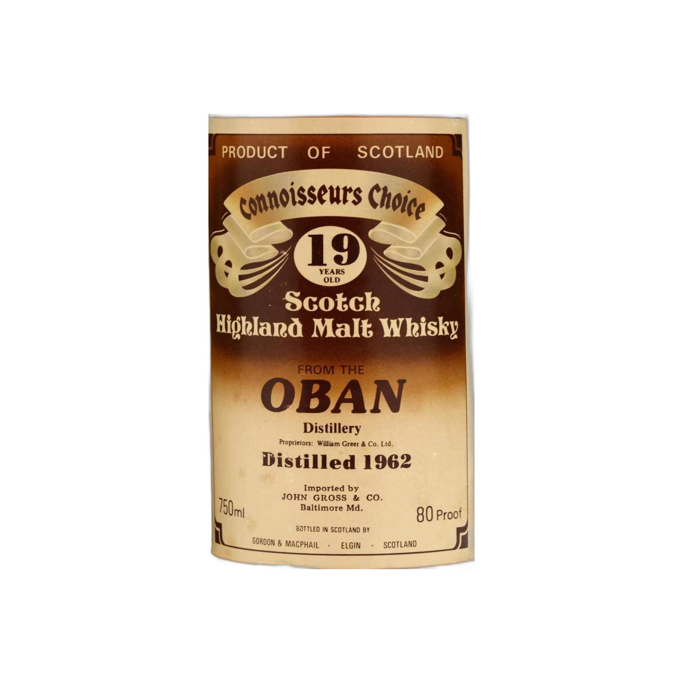 Oban Connoisseurs Choice 1962 19 Years Single Malt Whisky 2