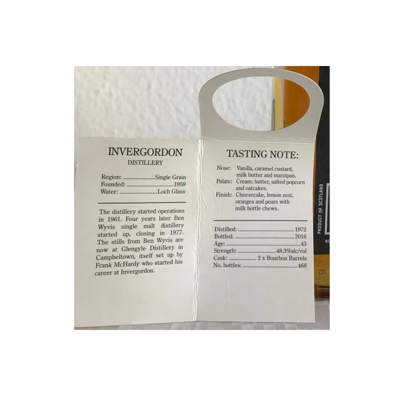 Invergordon Small Batch 1972 43 Years Single Grain Whisky 2