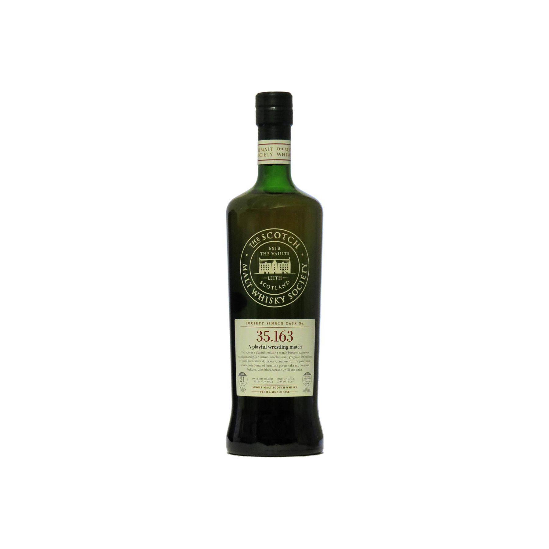 The Scotch Malt Whisky Society 1994 21 Years Single Malt Whisky