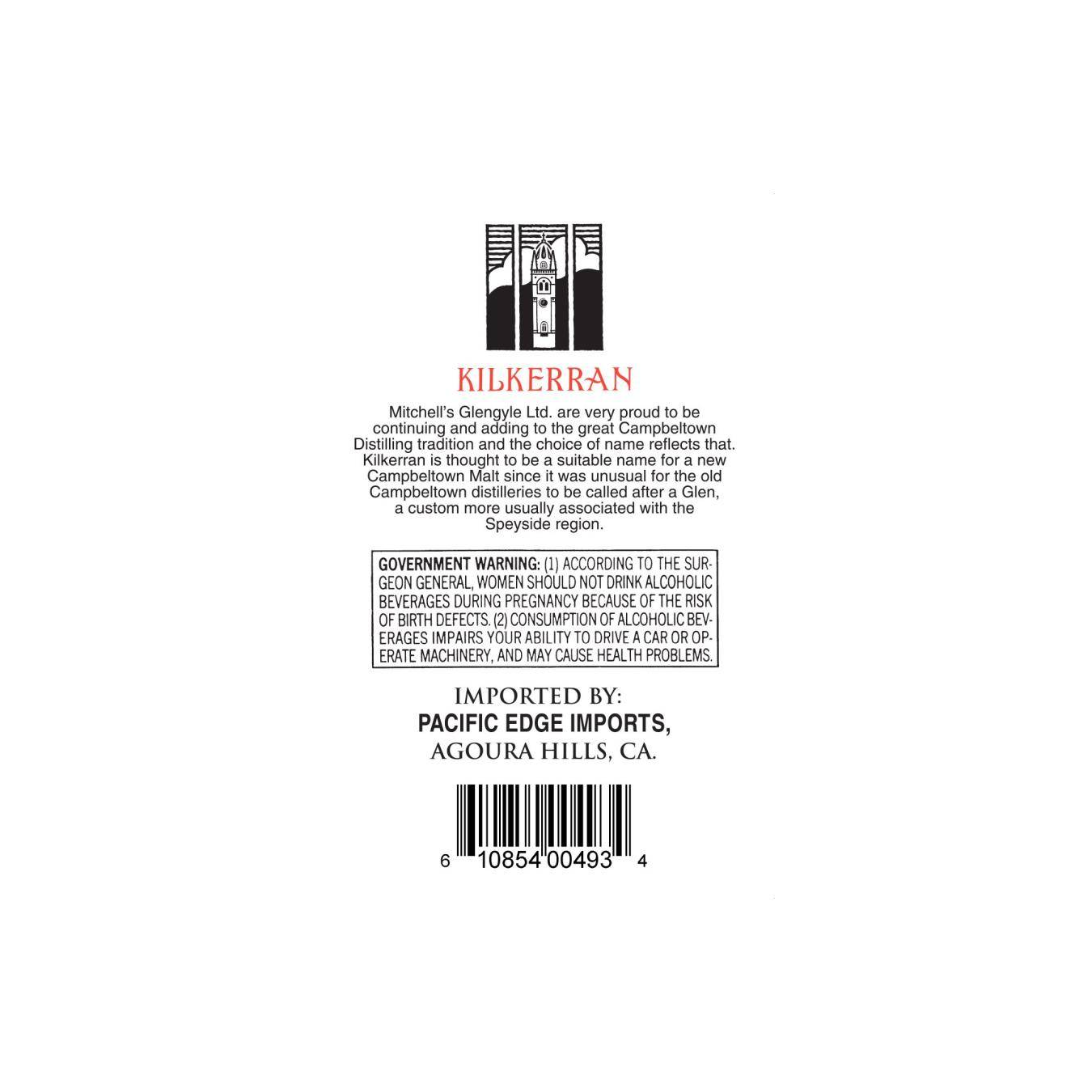 Kilkerran 8 Years Single Malt Whisky
