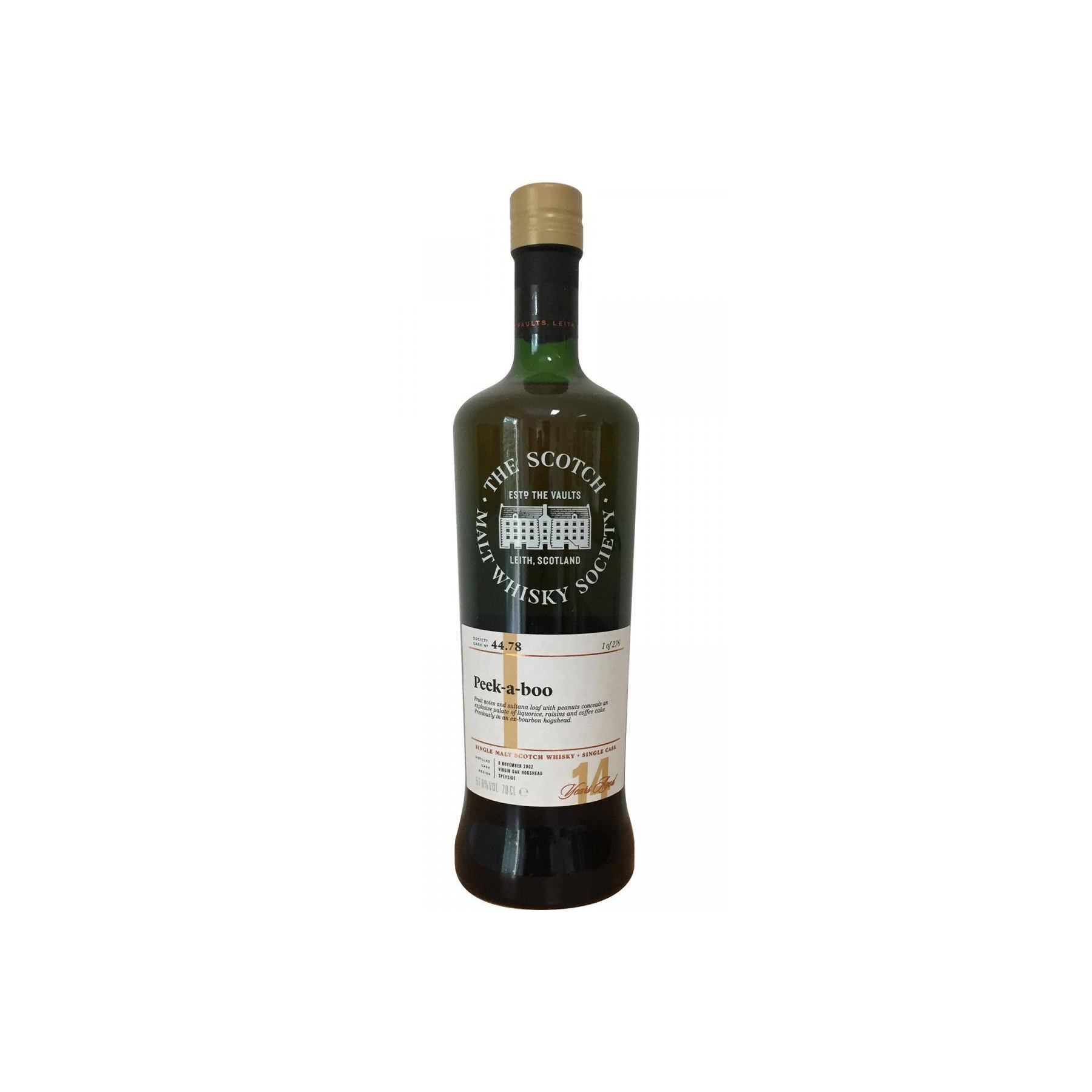 The Scotch Malt Whisky Society 2002 14 Years Single Malt Whisky