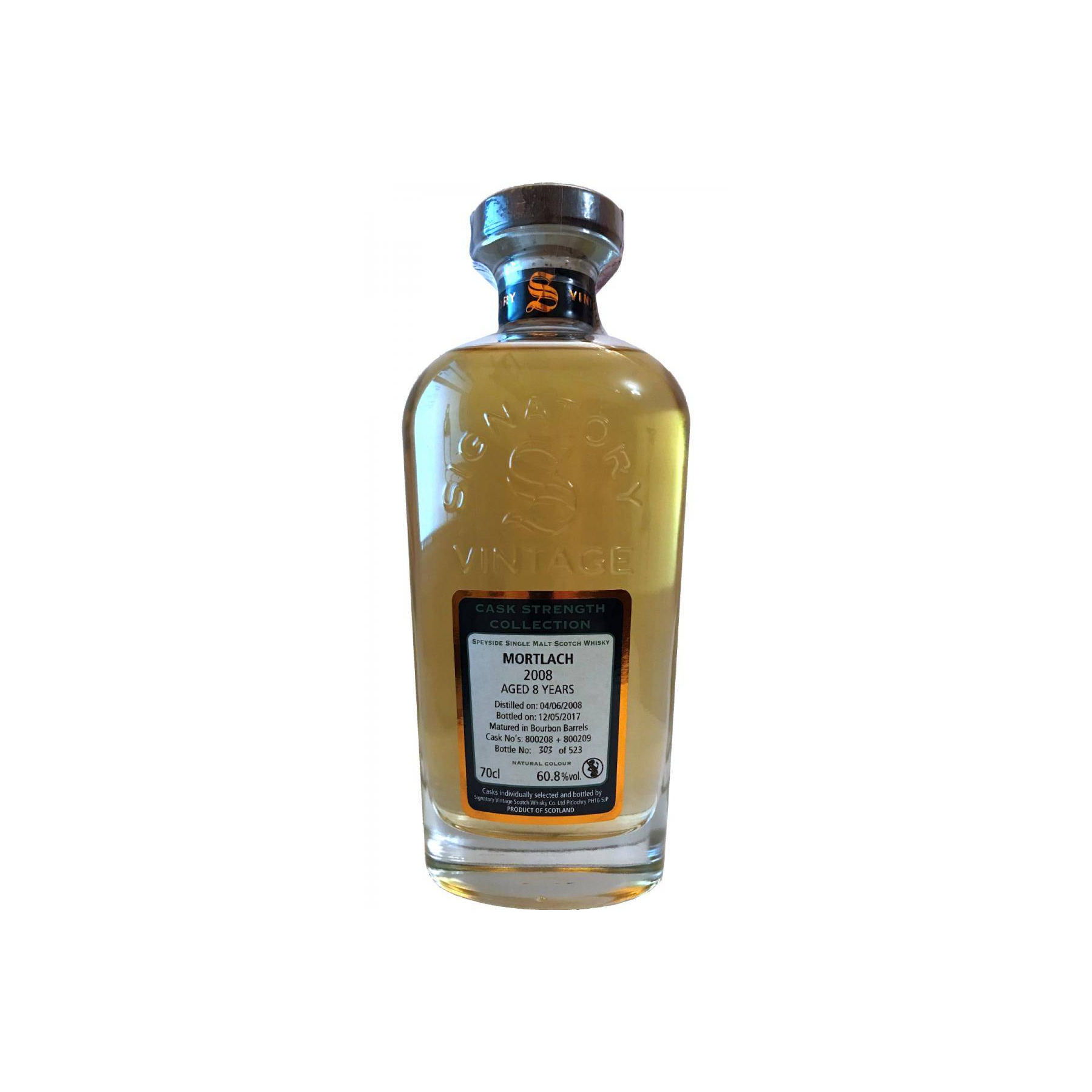 Mortlach Cask Strength Collection 2008 8 Years Single Malt Whisky