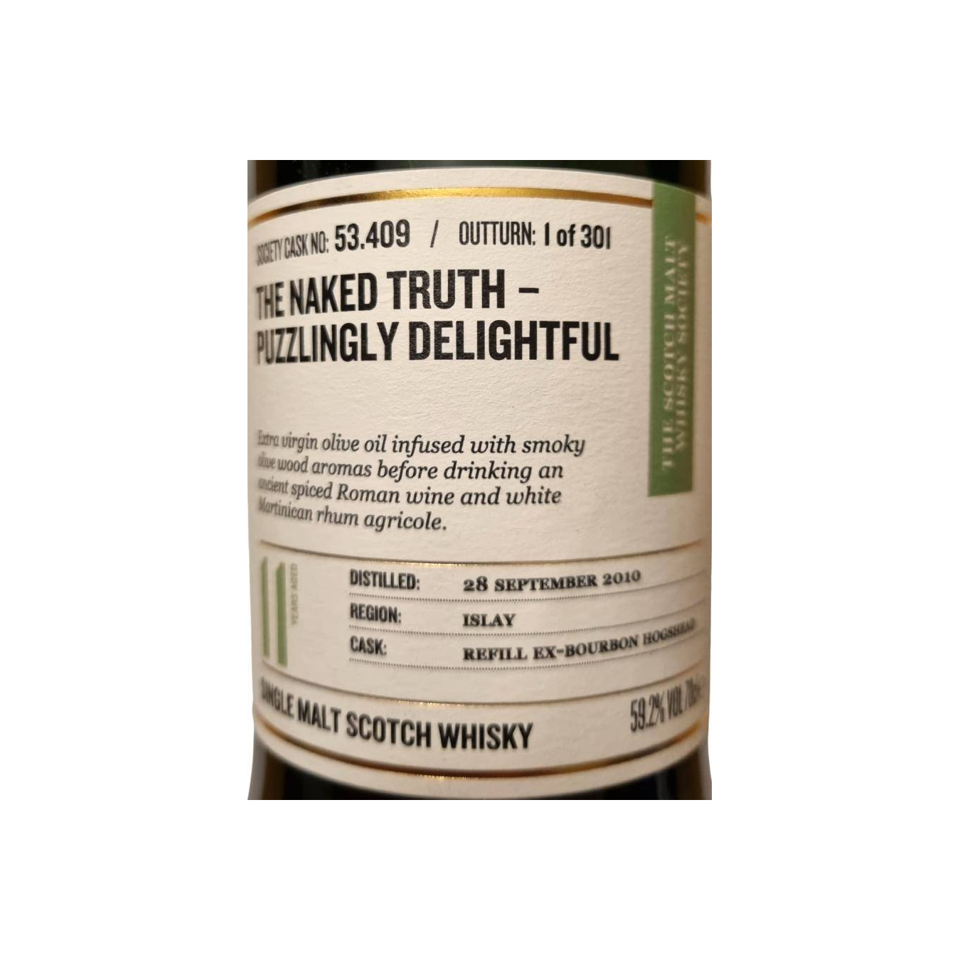 The Scotch Malt Whisky Society 2010 11 Years Single Malt Whisky