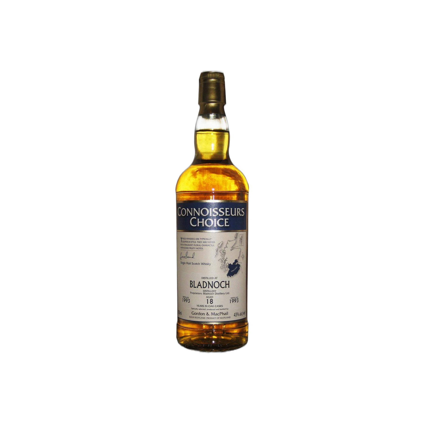 Bladnoch Connoisseurs Choice 1993 18 Years Single Malt Whisky